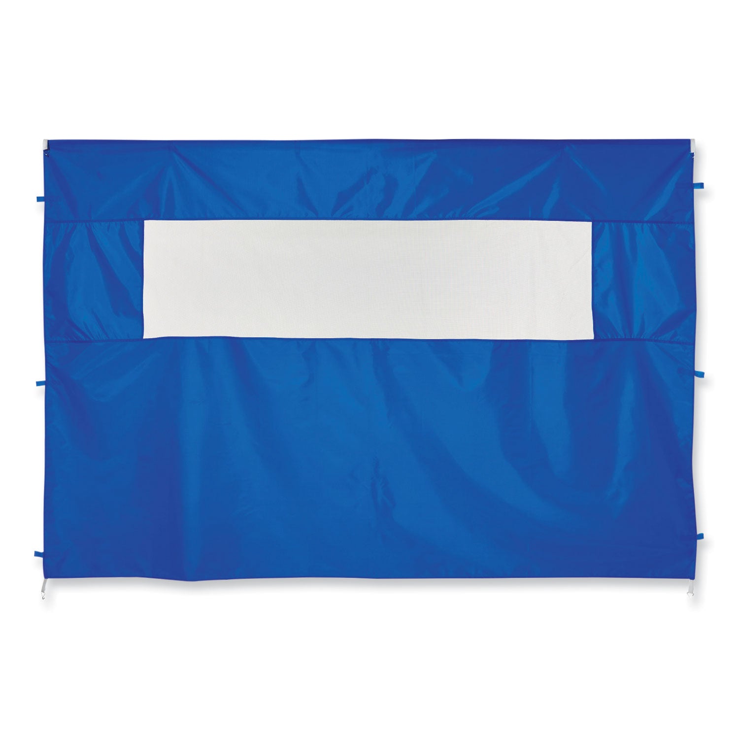 Ergodyne Heavy-Duty Tent Sidewall with Window, Water Repellent, Blue, 1 Each