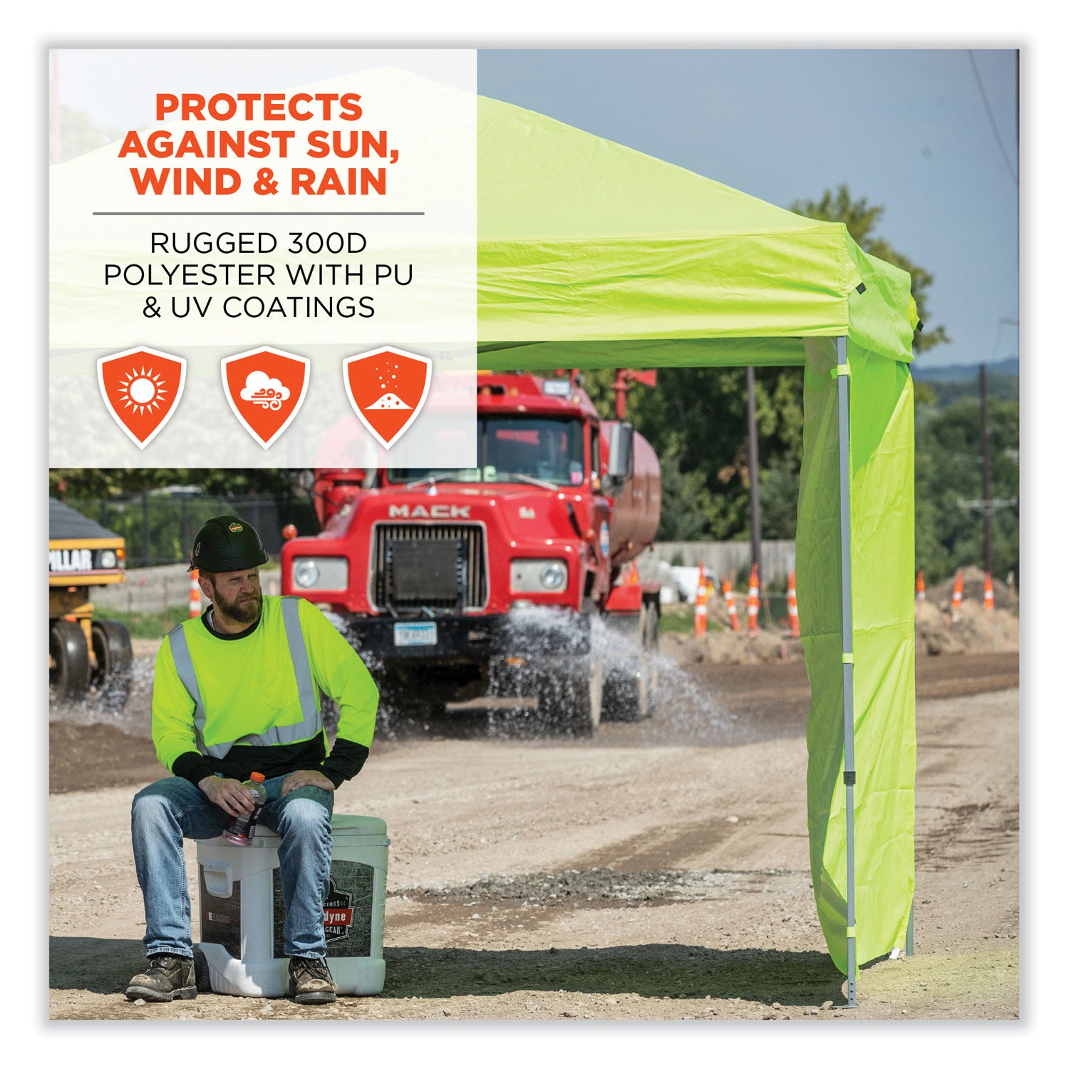 Ergodyne 6097 Pop-up Tent Sidewalls - 10ft x 20ft / 3m x 6m