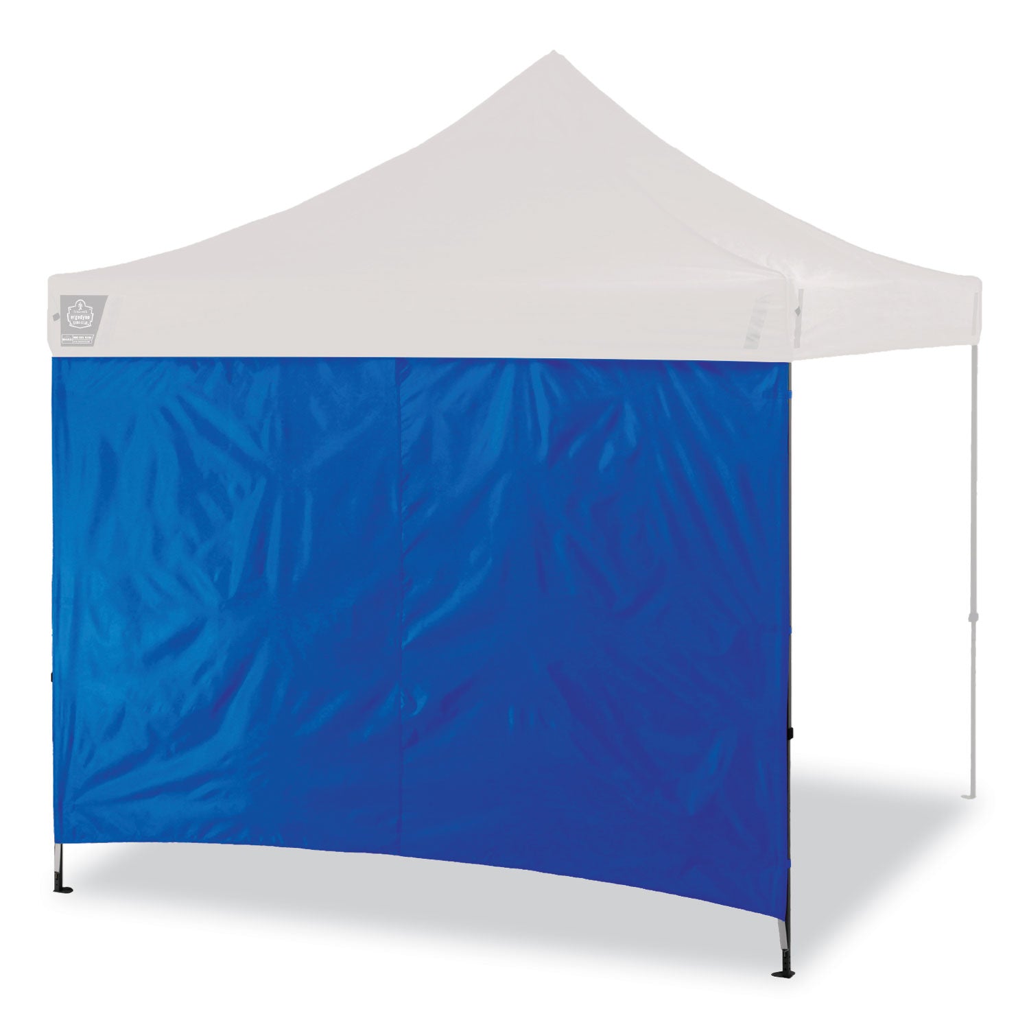 Ergodyne Shax 6098 Pop-up Tent Sidewall, Blue, 10ft x 10ft (1 Each)