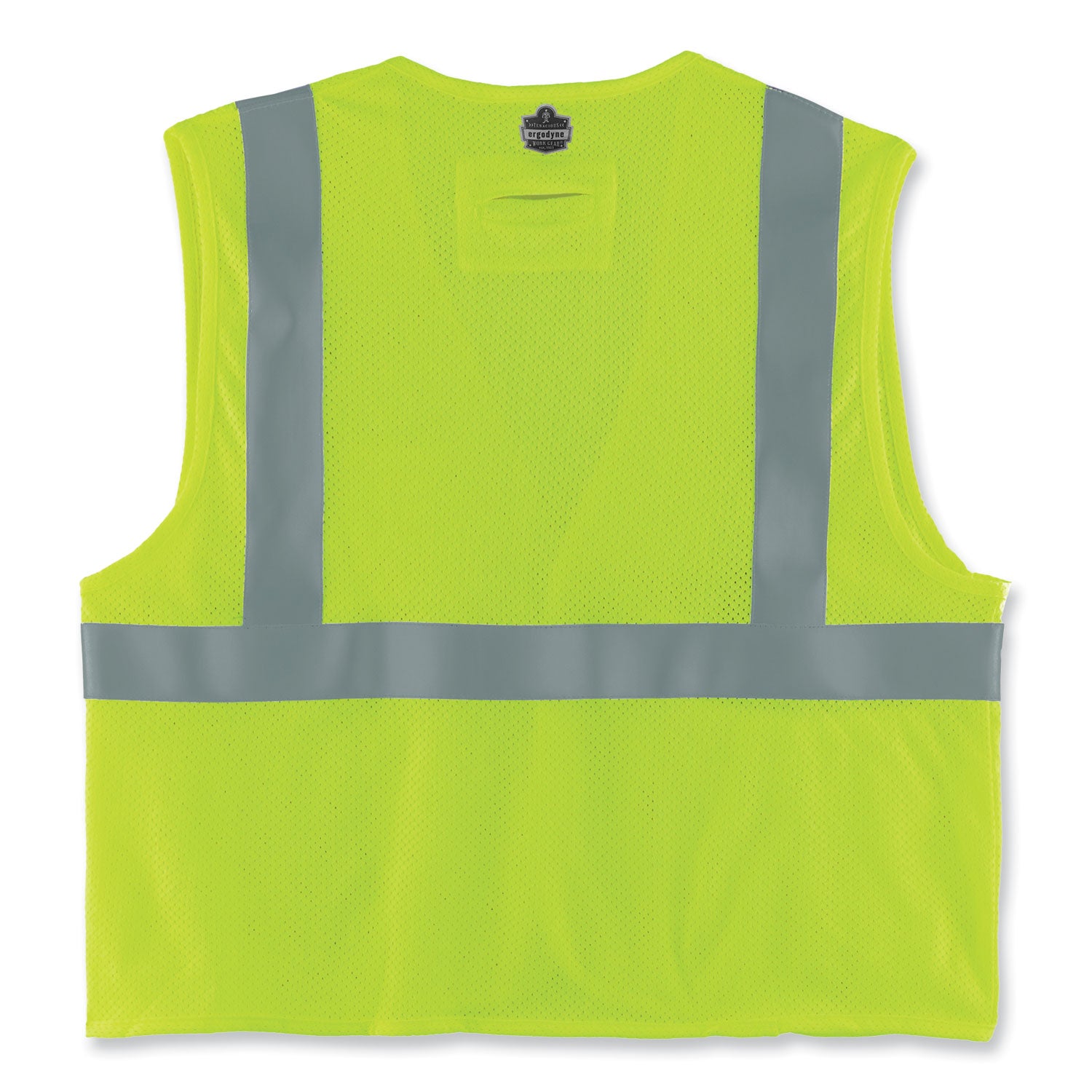 Ergodyne GloWear 8263FRHL Hi-Vis Safety Vest, Small/Medium, Lime, Flame Resistant, Mesh/Modacrylic, 2 Pockets, Reflective, Hook & Loop Closure, Machine Washable, 1 Each