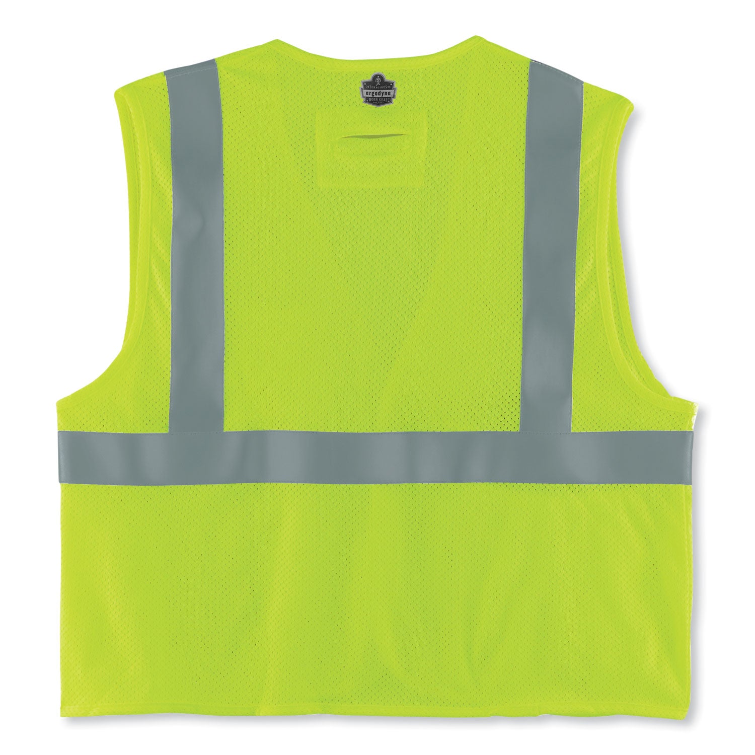 Ergodyne GloWear 8263FRHL Hi-Vis Safety Vest, Large/Extra Large, Lime, Mesh/Modacrylic, Flame Resistant, Reflective, 2 Pockets, Hook & Loop Closure, Machine Washable, 1 Each