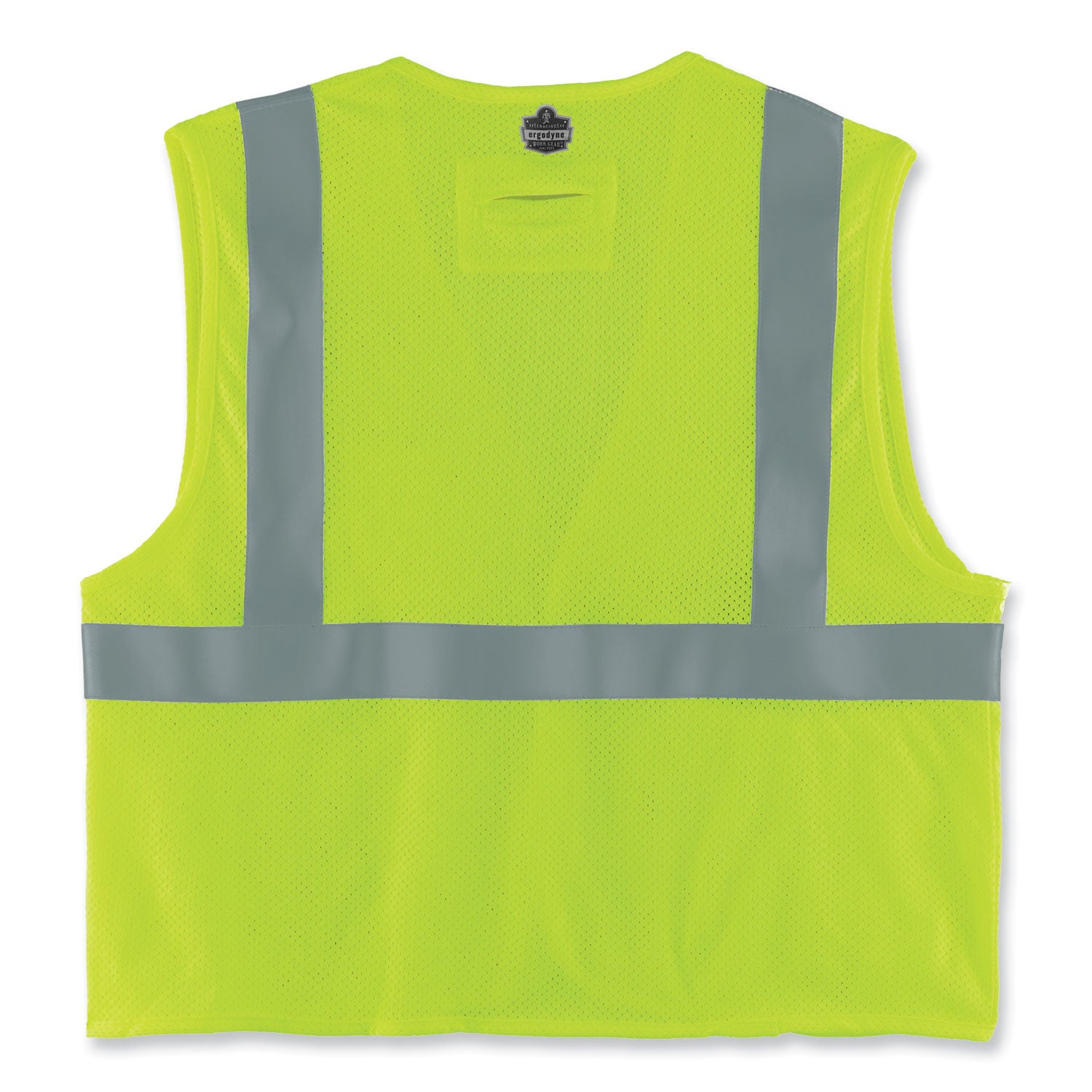 Ergodyne GloWear 8263FRHL Hi-Vis Safety Vest, 2X/3X, Lime, Mesh/Modacrylic, Flame Resistant, Reflective, 2 Pockets, Hook & Loop Closure, Machine Washable, 1 Each