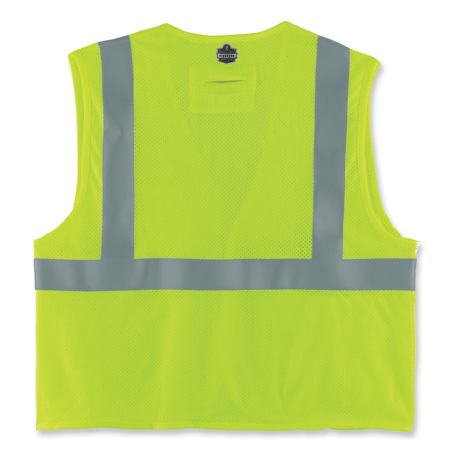 Ergodyne GloWear 8263FRHL Hi-Vis Safety Vest, 4XL/5XL, Lime, Mesh/Modacrylic, Flame Resistant, Reflective, 2 Pockets, Hook & Loop Closure, Machine Washable, 1 Each