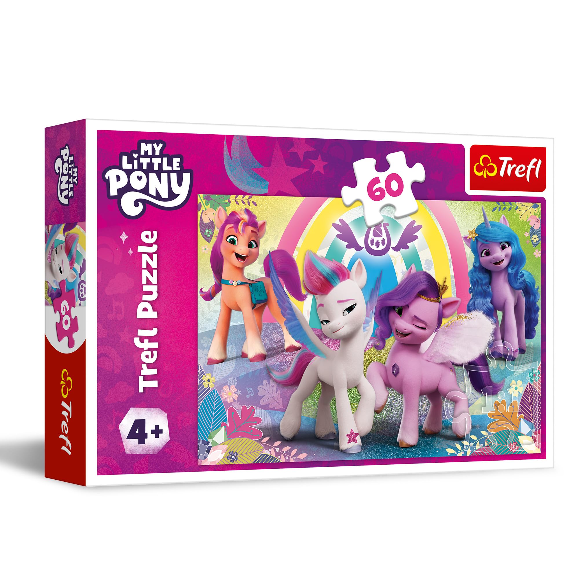 Trefl My Little Pony 60 Piece Jigsaw Puzzle Fun with Friends Print, DIY Puzzle, Creative Fun, Classic Jigsaw for Adults and Children from 4 Years Old