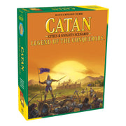 CATAN Legend of The Conquerors Scenario Expansion - Defend Catan from a Fierce Invasion! Strategy Game, Family Game for Kids & Adults, Ages 14+, 3-4 Players, 120 Min Playtime, Made by CATAN Studio