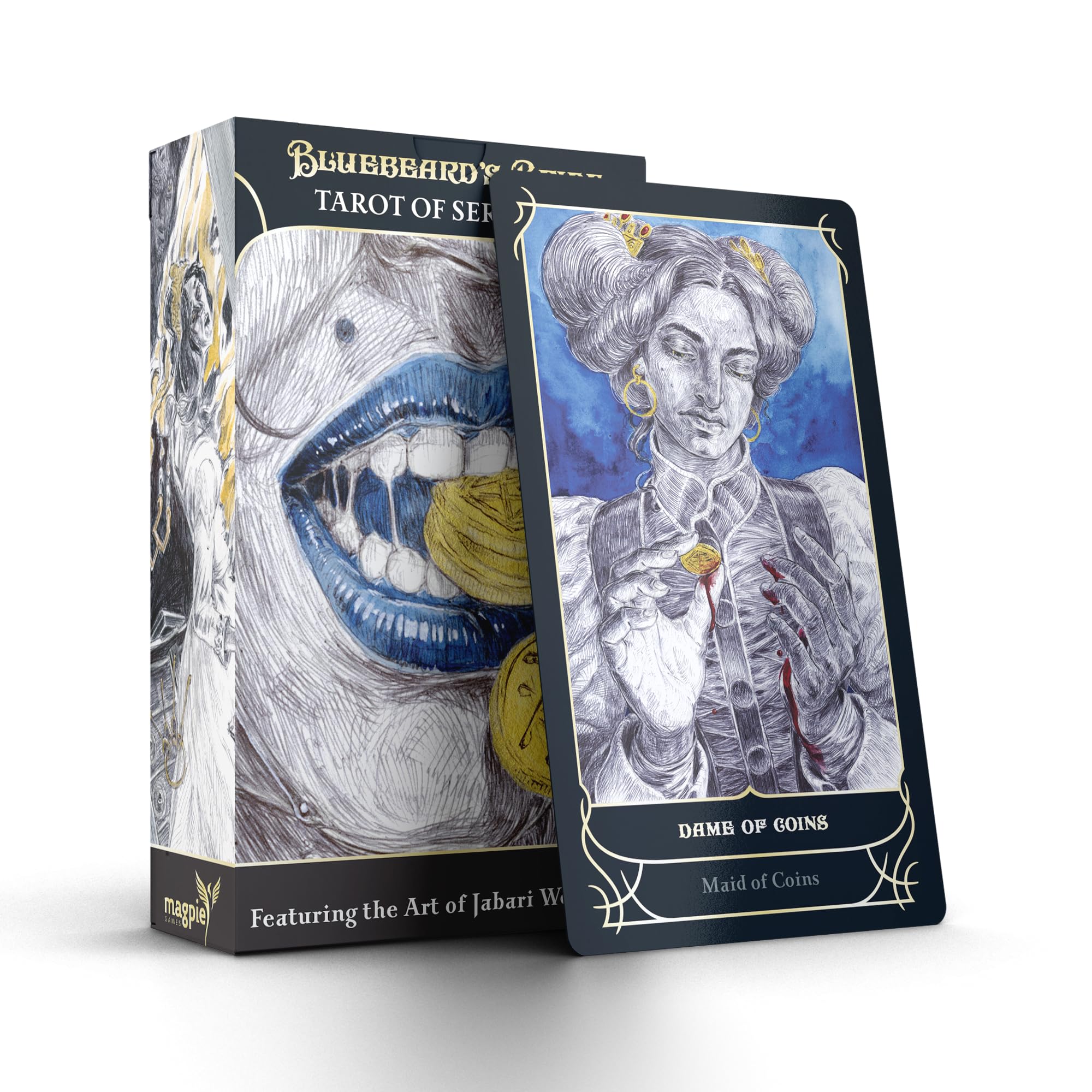 Magpie Games Bluebeard's Bride: Tarot of Servants – Dark Fantasy Tarot Card Deck for Storytelling