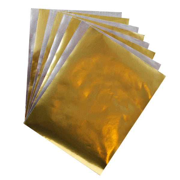 Metallic Paper - 16 Sheets 8.5"x11", 8 gold and 8 silver