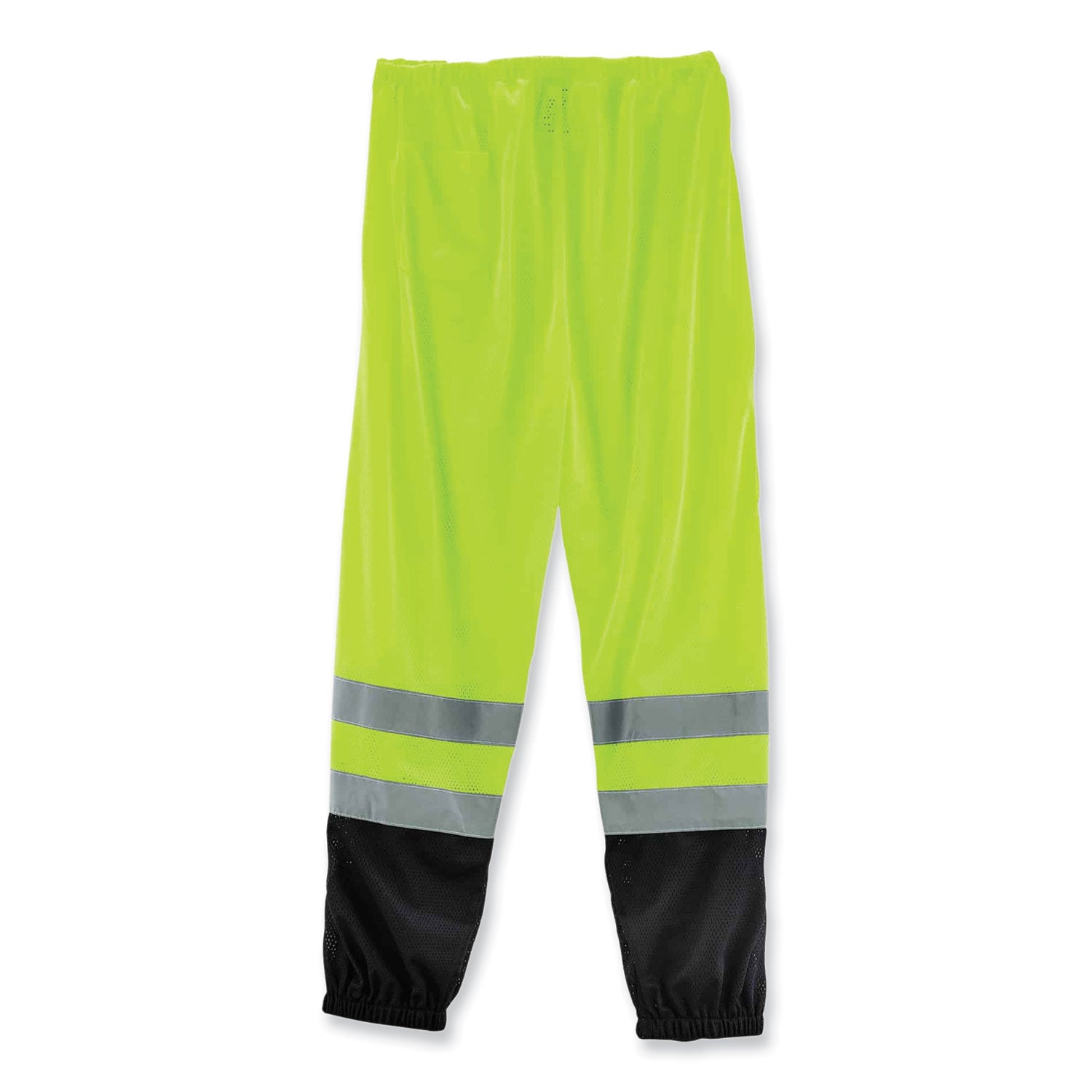 Ergodyne 8910BK Class E Bottom Hi-Vis Pants, 2-3XL, Lime/Black, Polyester Mesh, 1 Each