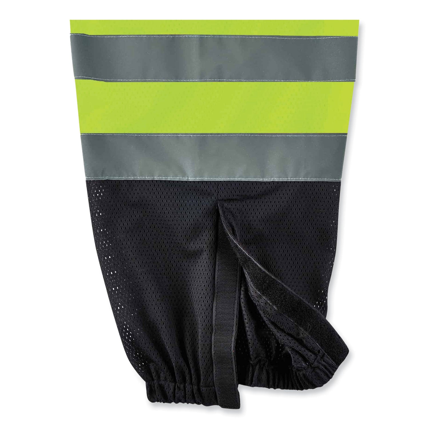 Ergodyne 8910BK Class E Bottom Hi-Vis Pants, 2-3XL, Lime/Black, Polyester Mesh, 1 Each