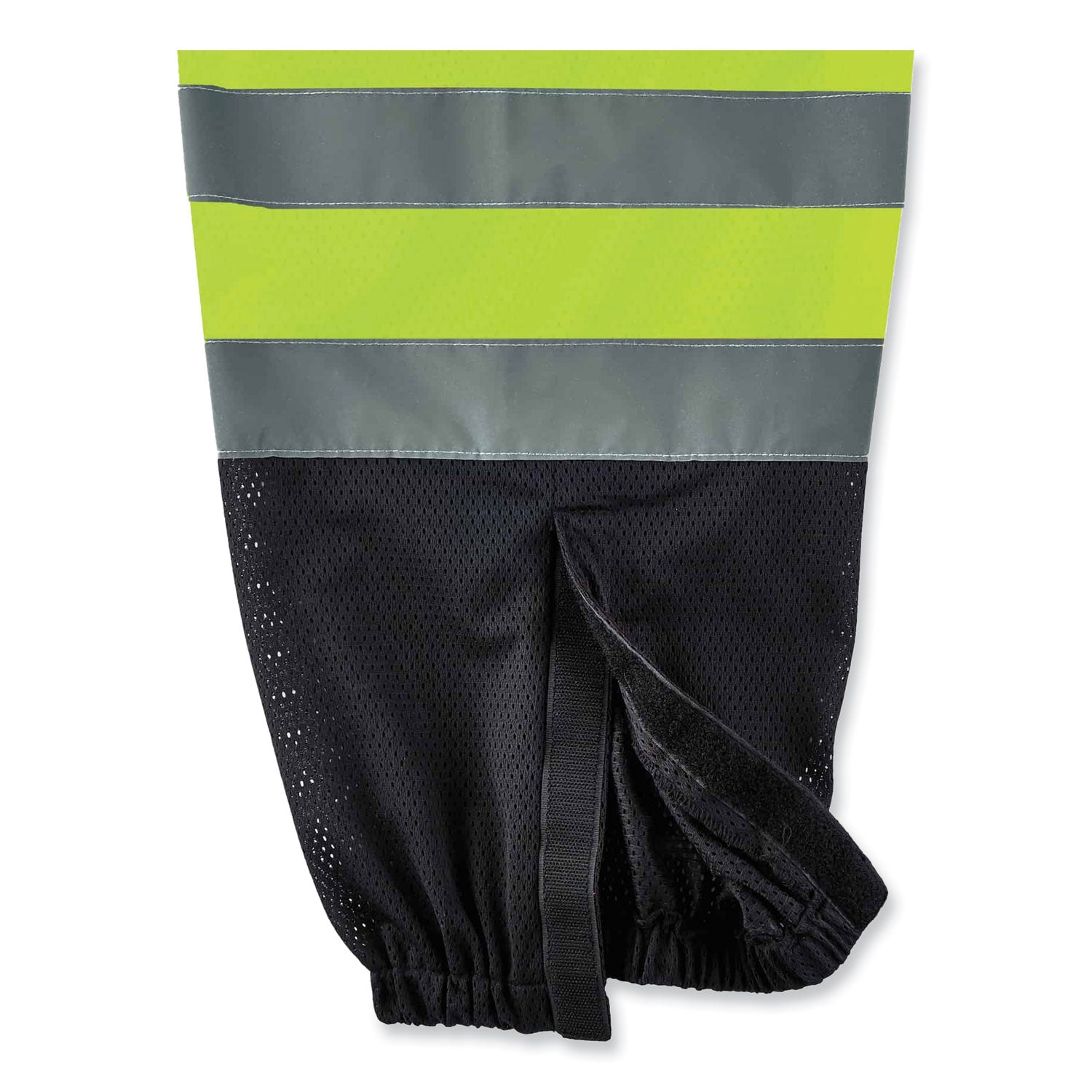 Ergodyne 8910BK Class E Bottom Hi-Vis Pants, 4XL/5XL, Lime/Black, Polyester Mesh, 1 Each