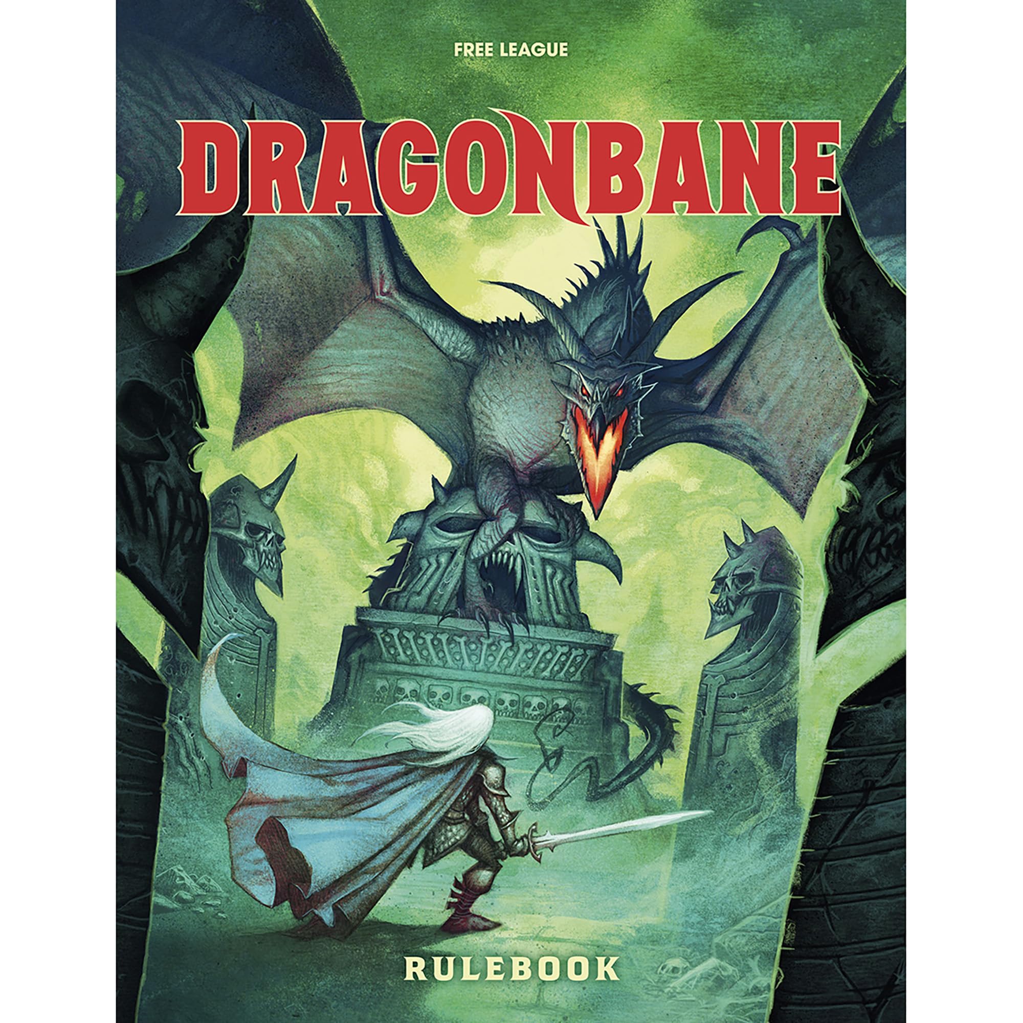 Free League Publishing Dragonbane Rulebook, D20 Roleplaying Game Hardcover RPG Book, Fantasy Adventure, Adults, Teens Ages 14+