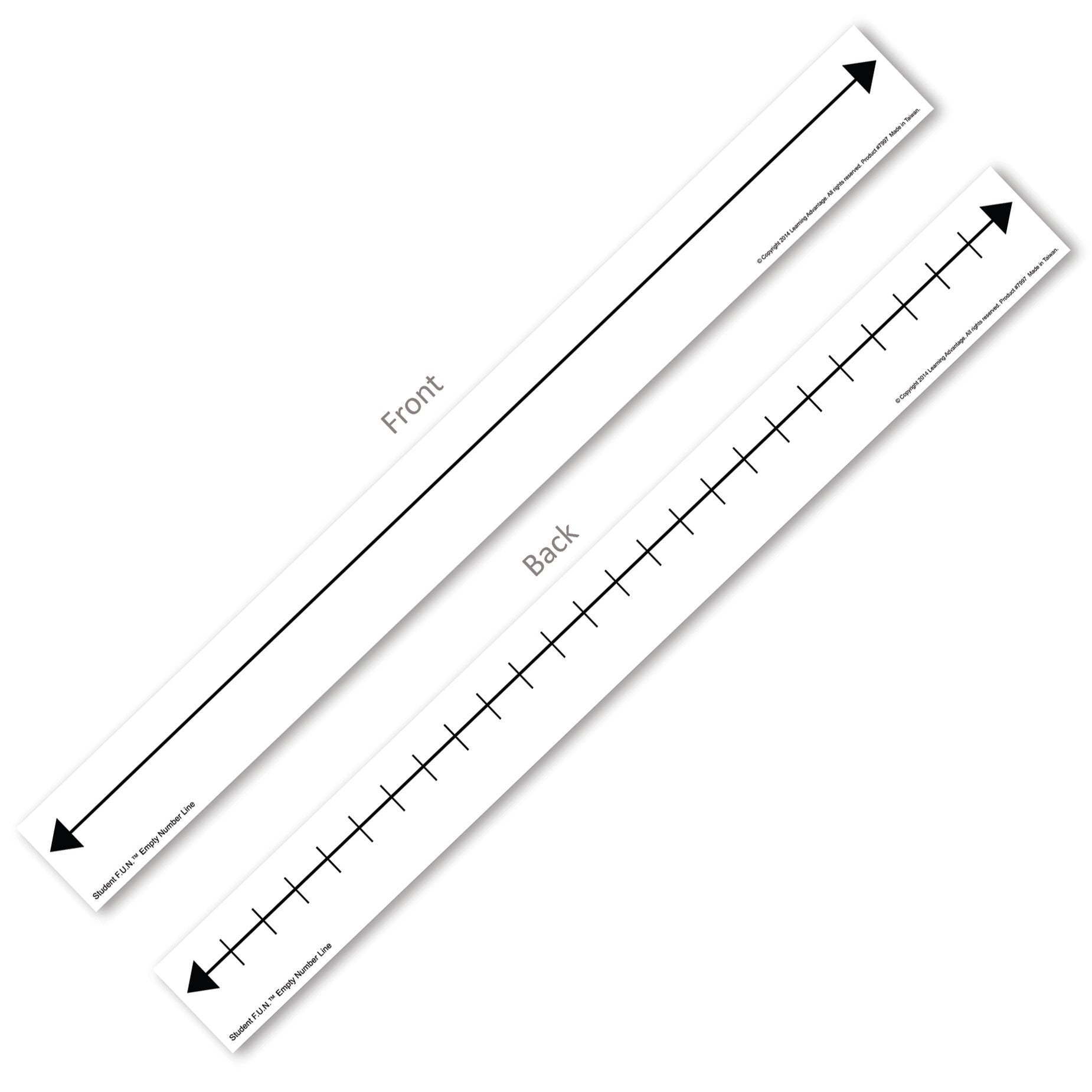 Student F.U.N. Empty Number Line - Set of 10