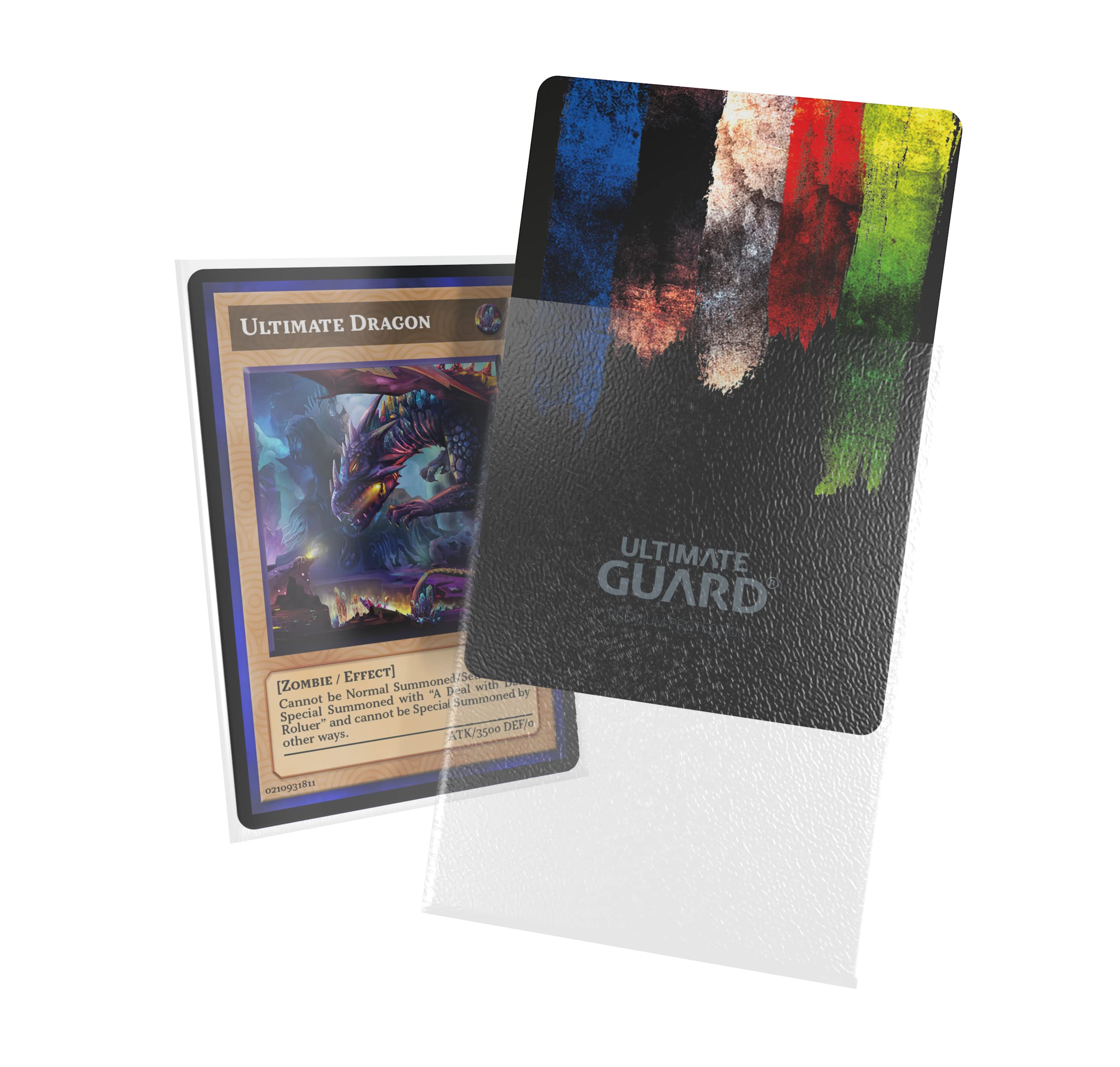 Ultimate Guard Cortex Outer Card Sleeves, 60 Japanese Size TCG Sleeves, 62 x 89mm, Transparent Back, Matte Finish, No PVC & Acid-Free, High Clarity