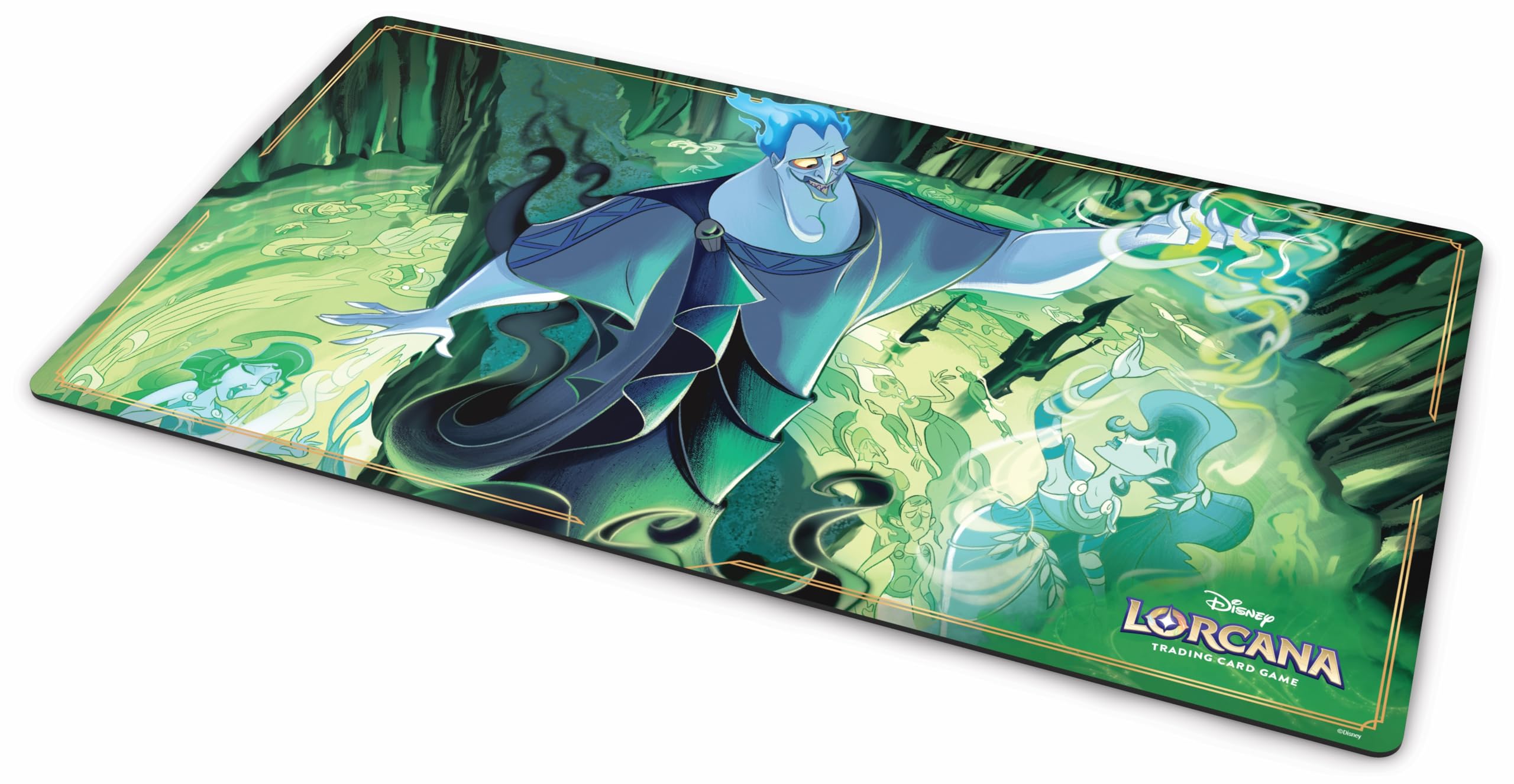 Ravensburger Disney Lorcana TCG Playmat Featuring Hades - Double Dealer | Protects Cards | Versatile Game, Desk, or Mouse Pad | Durable Non-Slip Surface | Suitable for Ages 8+