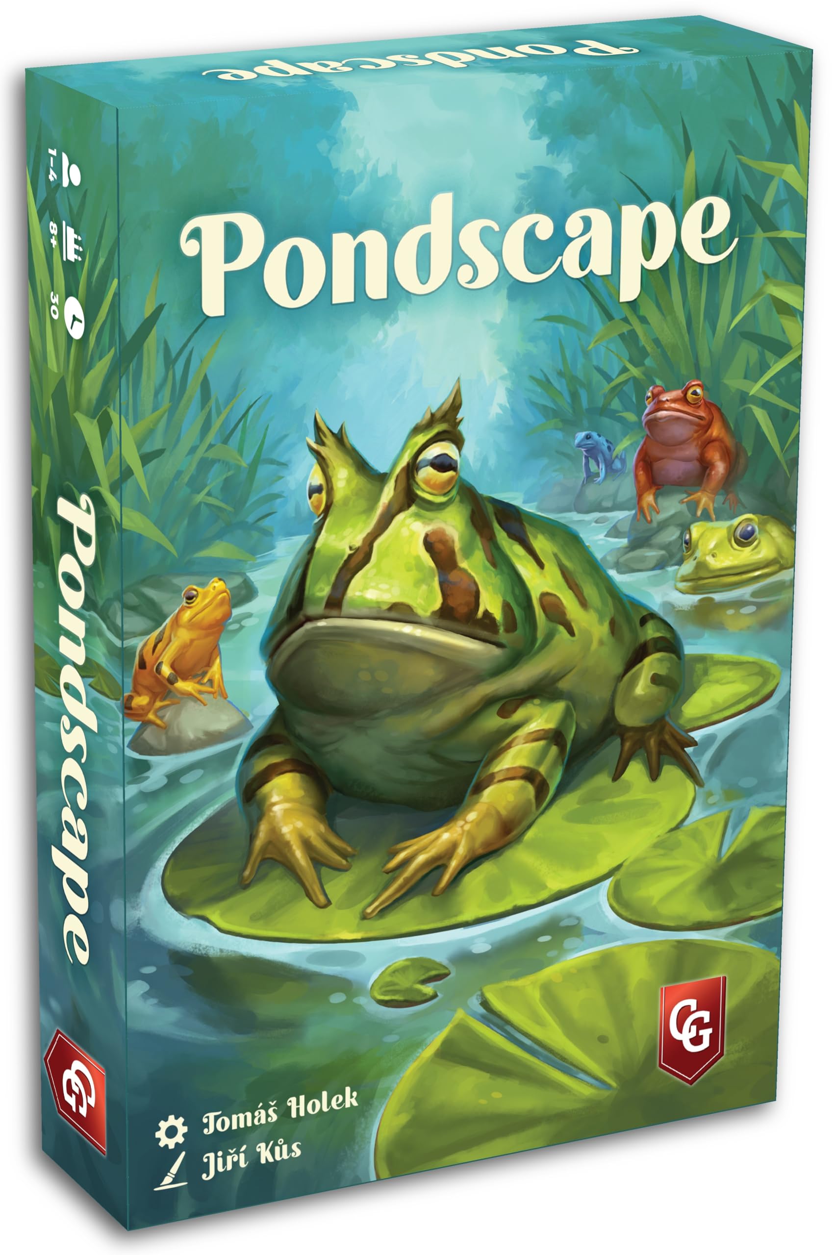 Pondscape, Cozy Family Strategy Card Game for Kids and Adults – for 1–4 Players, Ages 8+ – Family Games Night Essential