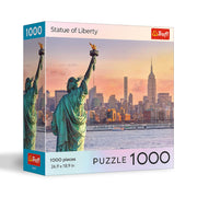 Trefl National Parks Statue of Liberty - 1000 Piece Jigsaw Puzzle 27"x19" DIY Puzzle, Creative Fun, Classic Jigsaw for Adults and Children from 12 Years Old