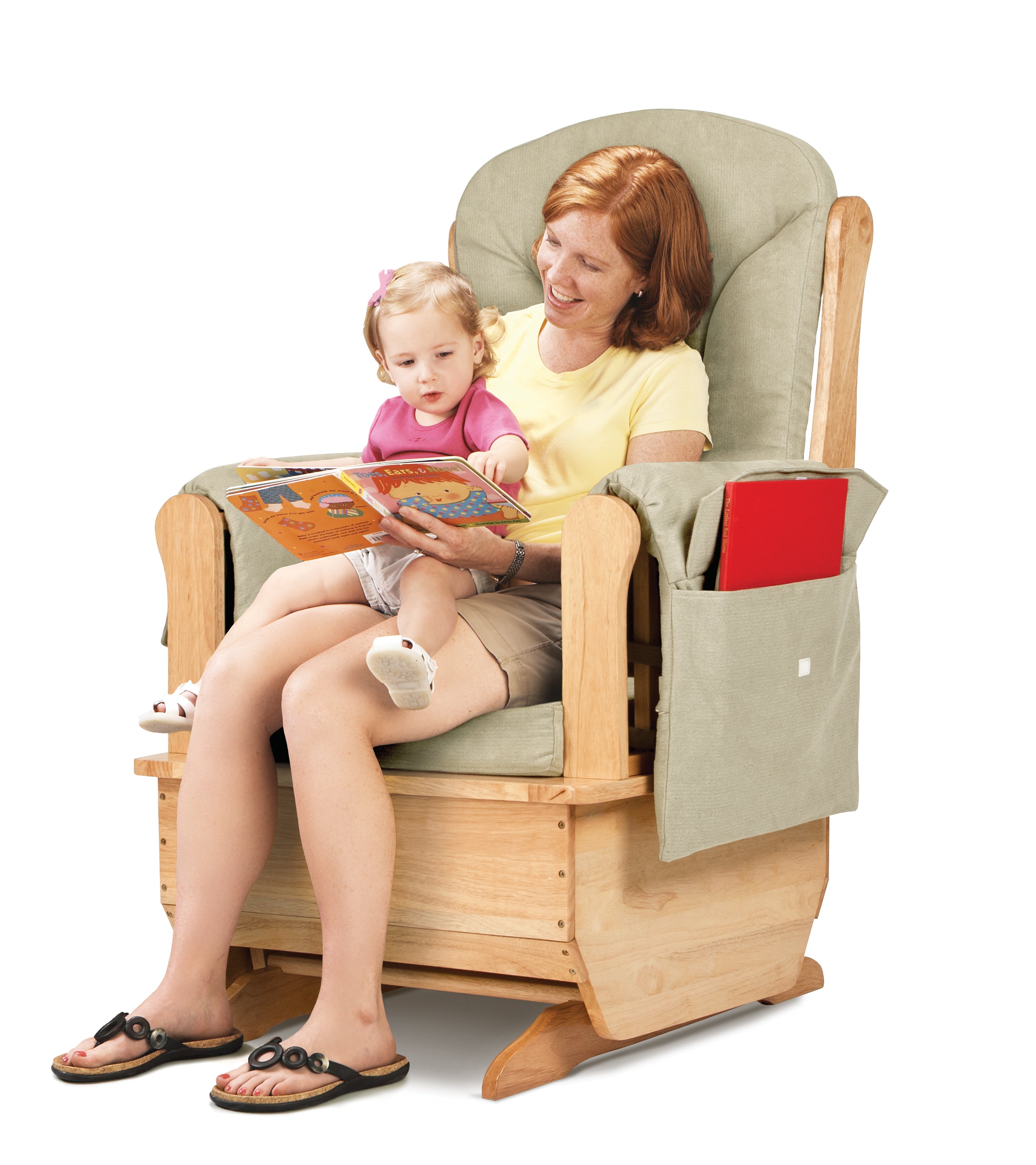 Jonti-Craft® Glider Rocker - Beige Cushions