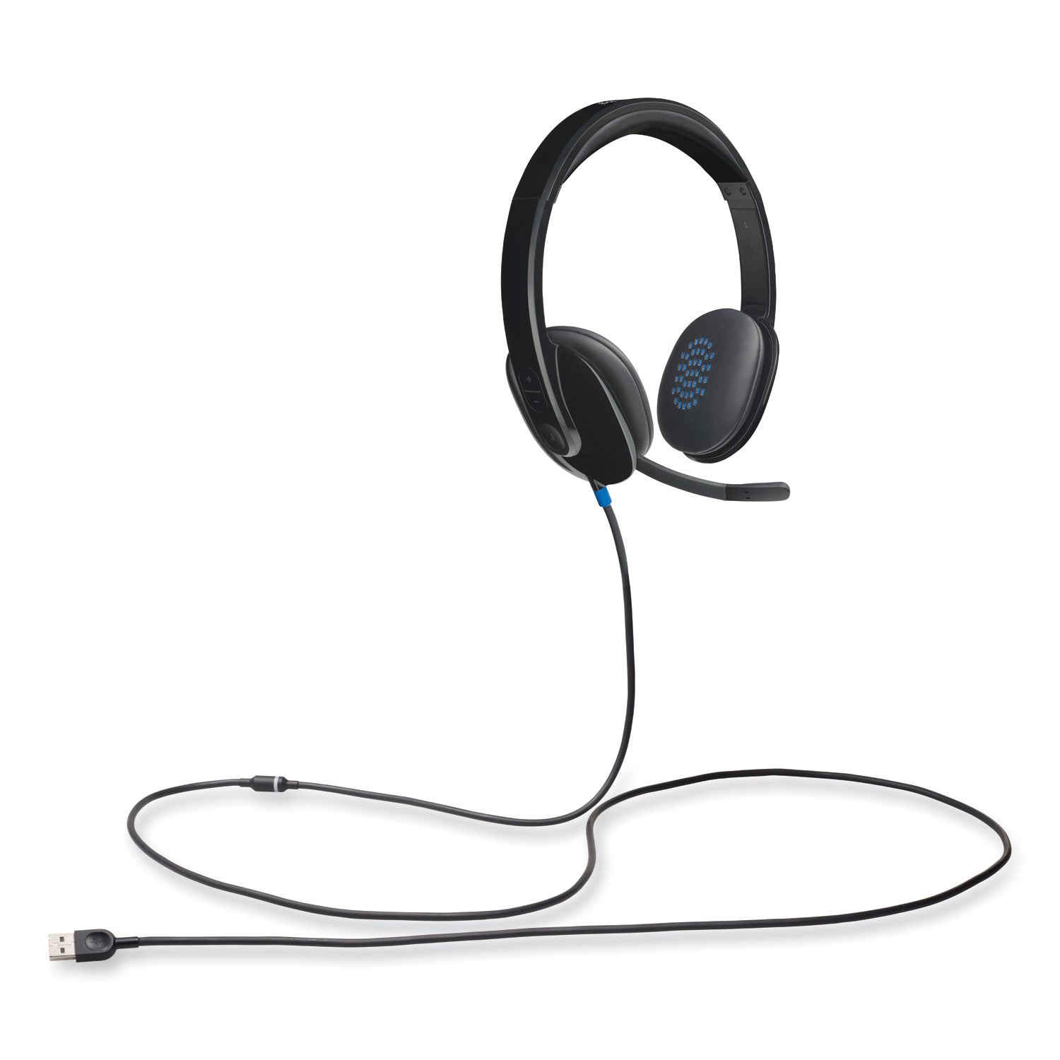 Stereo - USB - Wired - Over-the-head - Binaural - Semi-open - Black