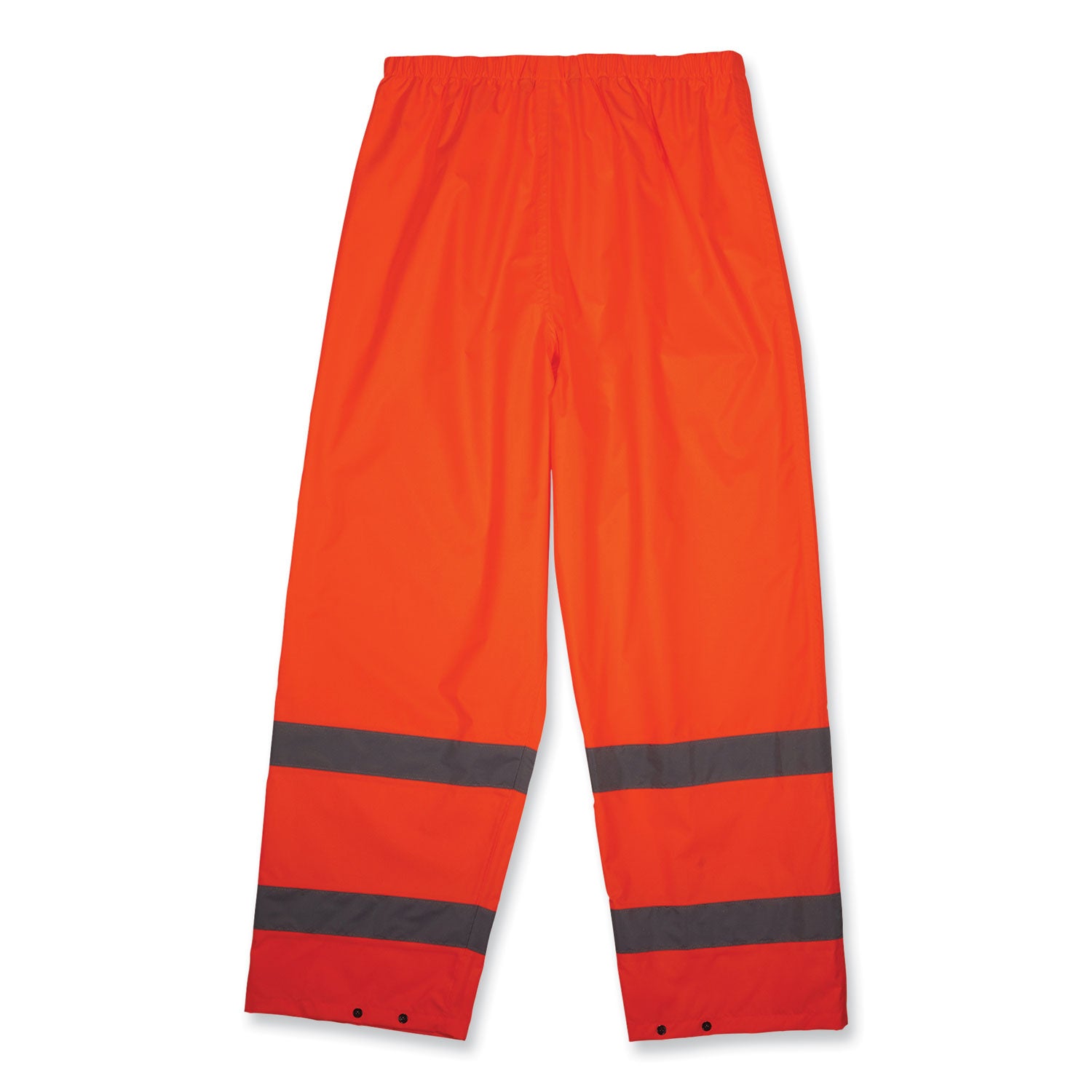 Ergodyne 8916 Lightweight Hi-Vis Rain Pants - Class E - For Rain Protection - 5XL Size - Orange - Polyurethane, 150D Oxford Polyester