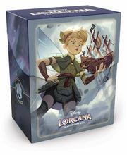 Ravensburger Disney Lorcana TCG Deck Box Featuring Tinker Bell - Giant Fairy | Securely Store 80 Sleeved Cards | Durable Portable Organizer for TCG Players | for Ages 8+