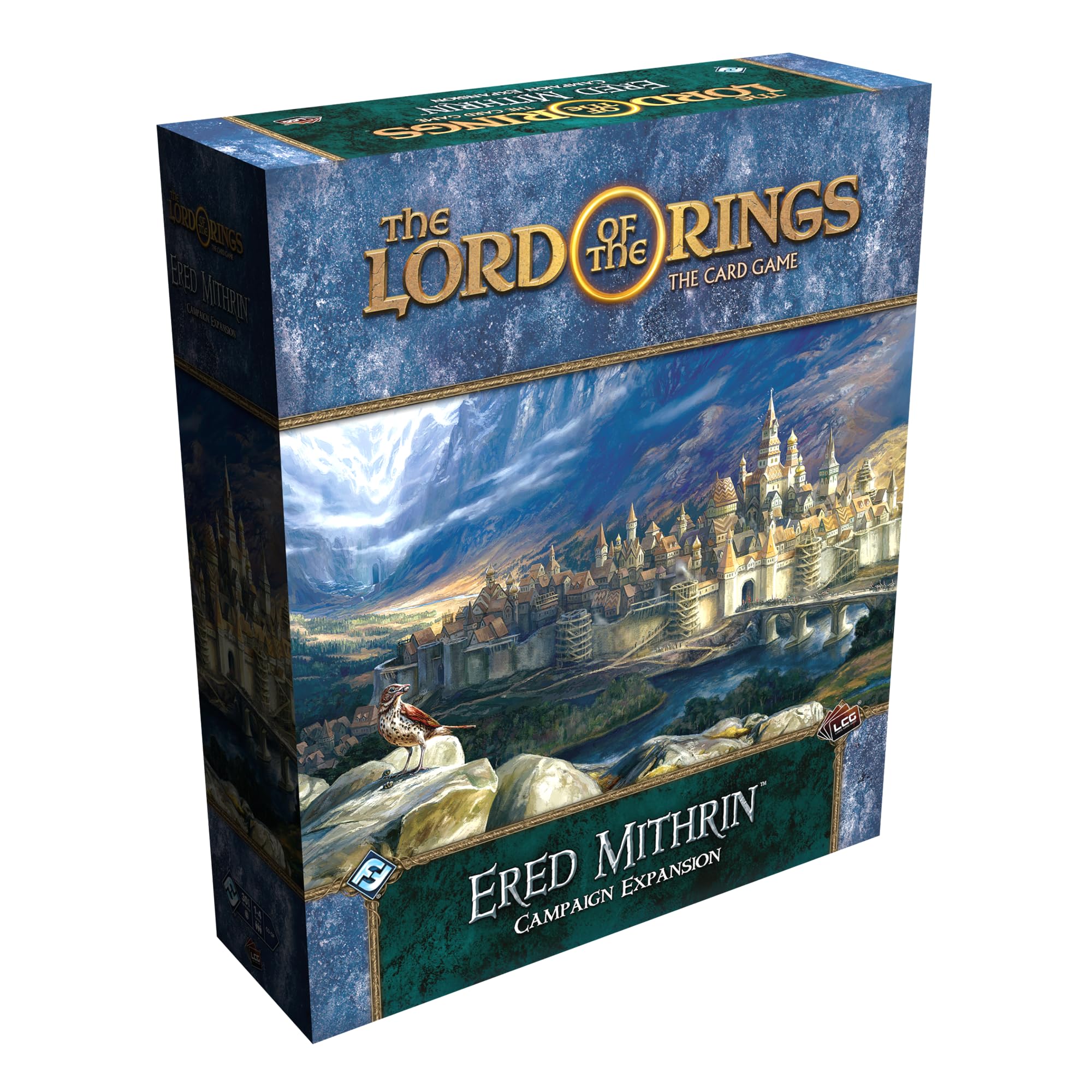 Fantasy Flight Games The Lord of The Rings The Card Game Ered Mithrin Campaign Expansion - Cooperative Adventure Strategy Game, Ages 14+, 1-4 Players, 30-120 Min Playtime