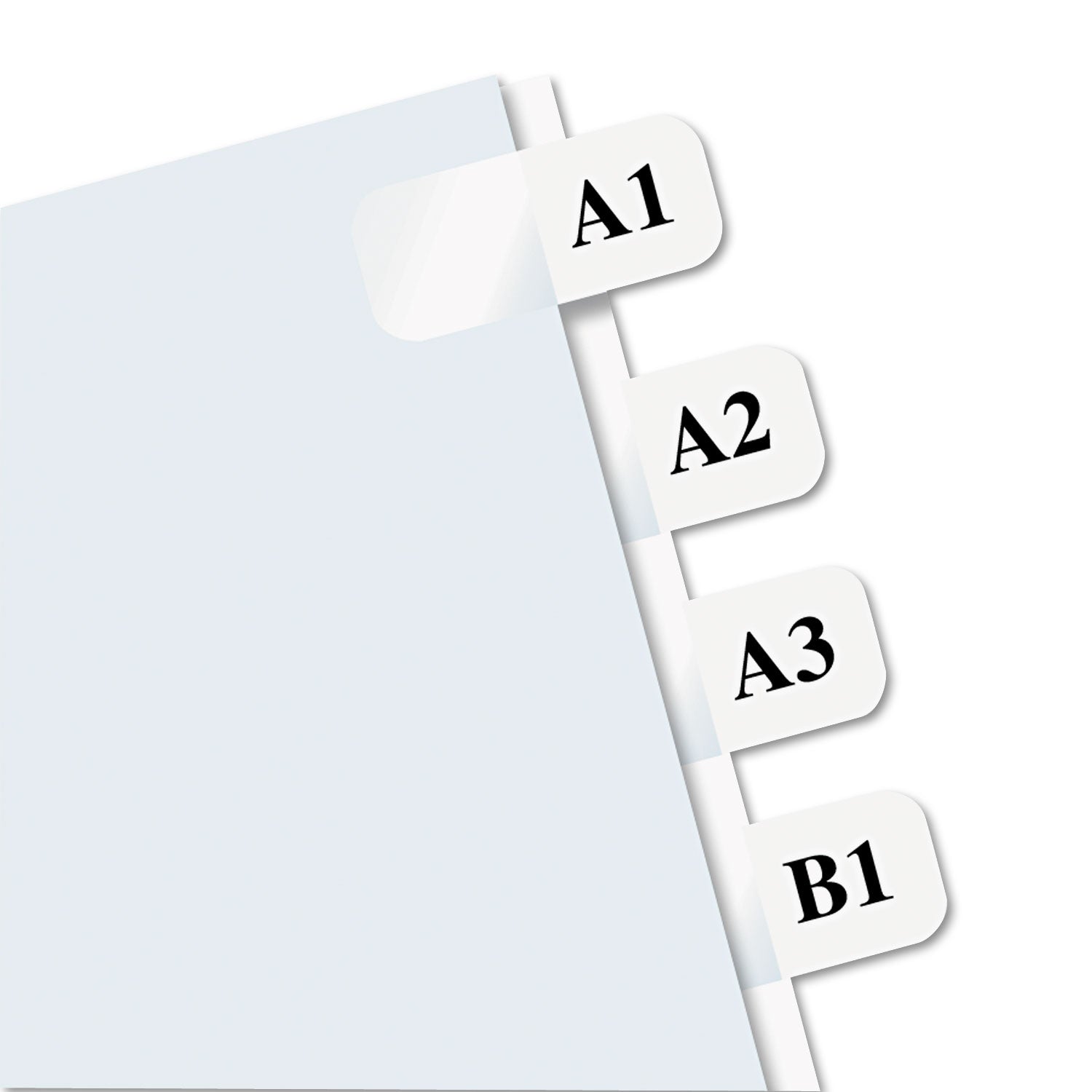 Redi-Tag Laser Printable Index Tabs - 180 Blank Tab(s) - 1" Tab Height x 0.43" Tab Width - Self-adhesive, Permanent - White Tab(s) - 180 / Pack