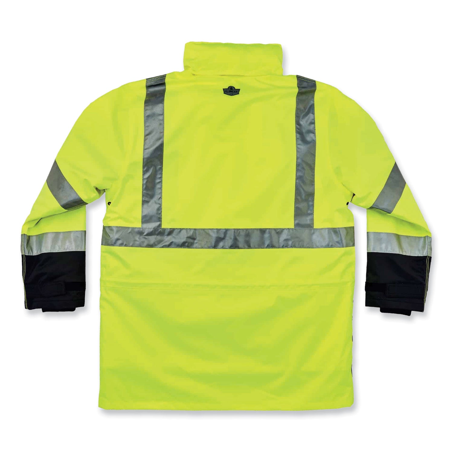 Ergodyne 8388 Type R Class 3/2 Thermal Jacket Kit, Small, Lime, 300D Oxford Polyester, Thinsulate, Zipper Closure, Reflective, Weather Proof, Inset Hood, Multiple Pockets, Drawstring, Badge Holder, 1 Each