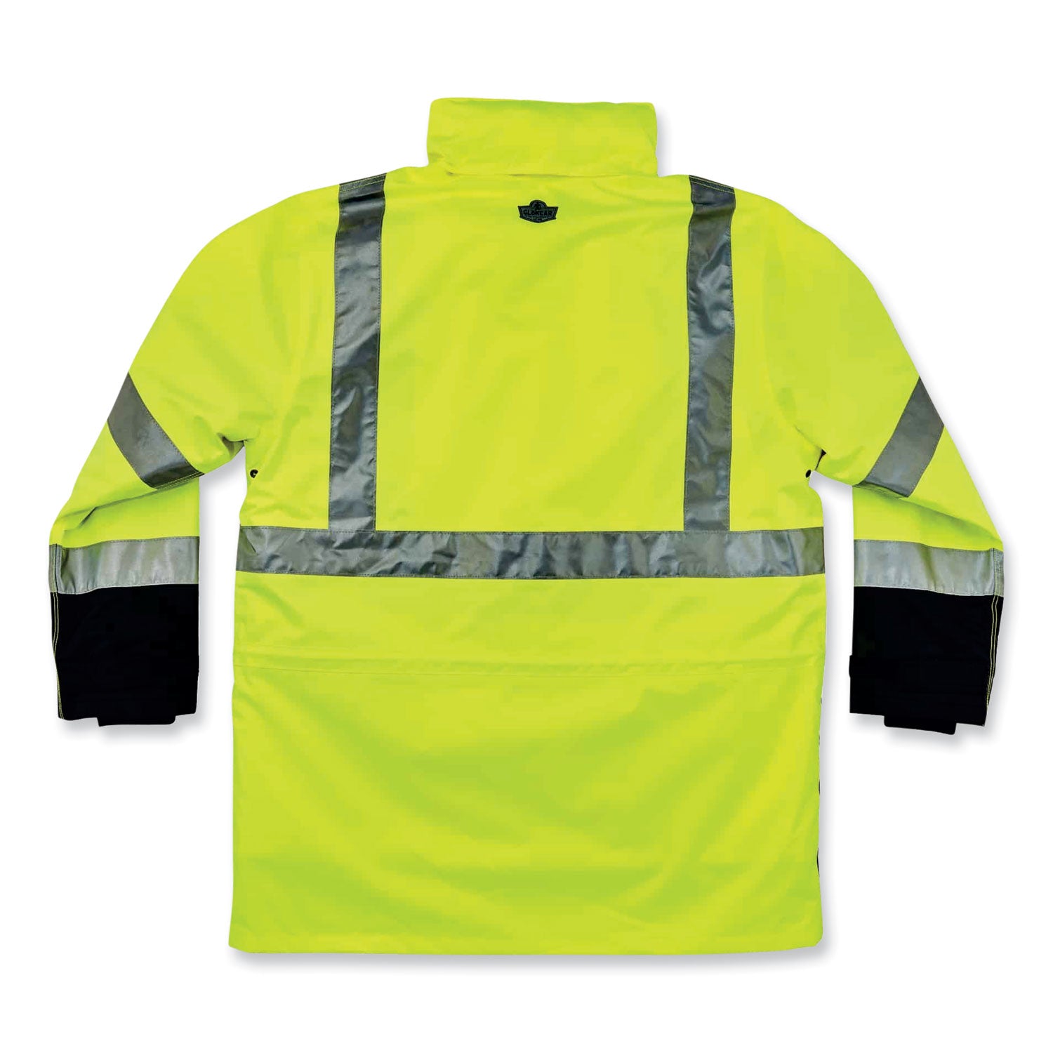 Ergodyne 8388 Type R Class 3/2 Thermal Jacket Kit, Extra Large, Lime, 300D Oxford Polyester, Thinsulate, Zipper Closure, Reflective, Weather Proof, Inset Hood, Multiple Pockets, Badge Holder, 1 Each