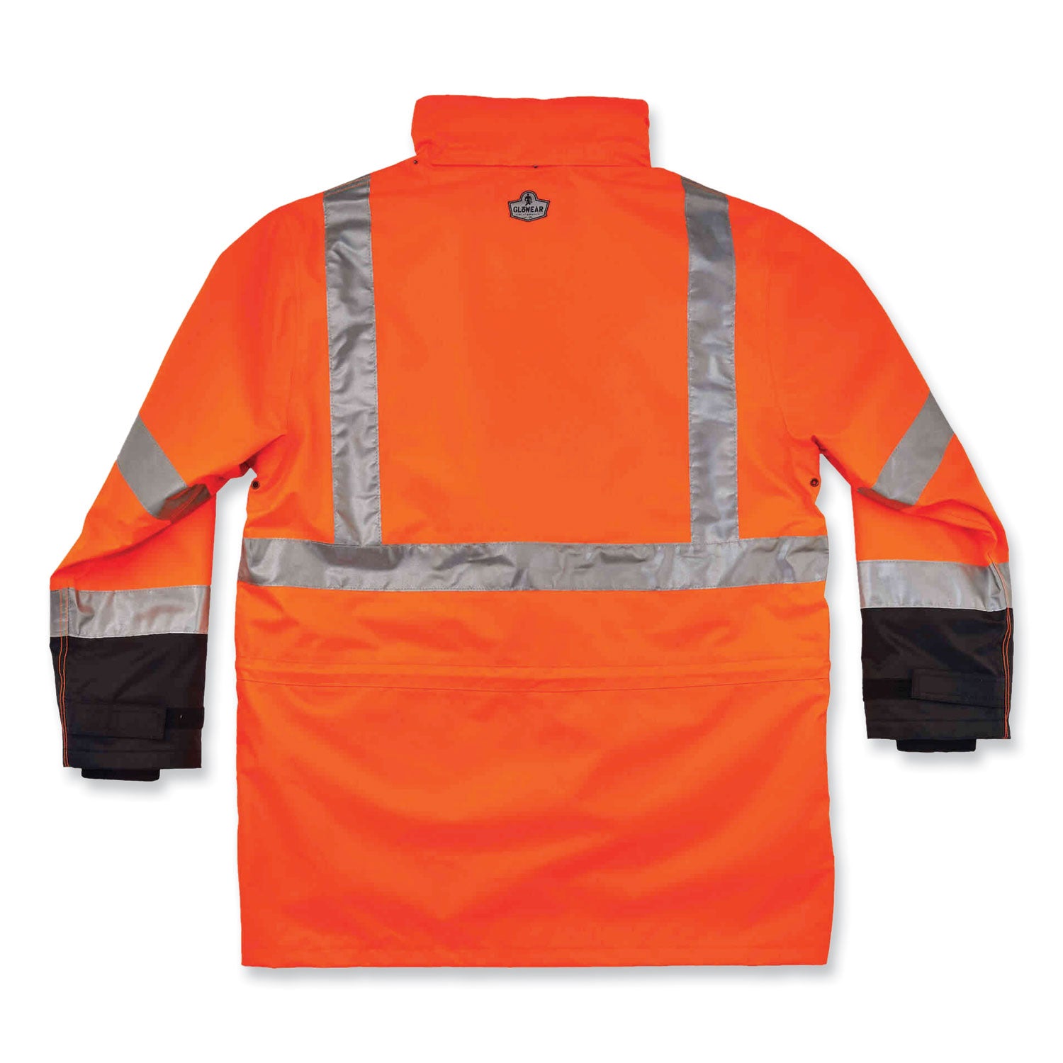 Ergodyne 8388 Type R Class 3/2 Thermal Jacket Kit, Extra Large, Orange, 300D Oxford Polyester, Thinsulate, Zipper Closure, Reflective, Weather Proof, Inset Hood, Multiple Pockets, 1 Each