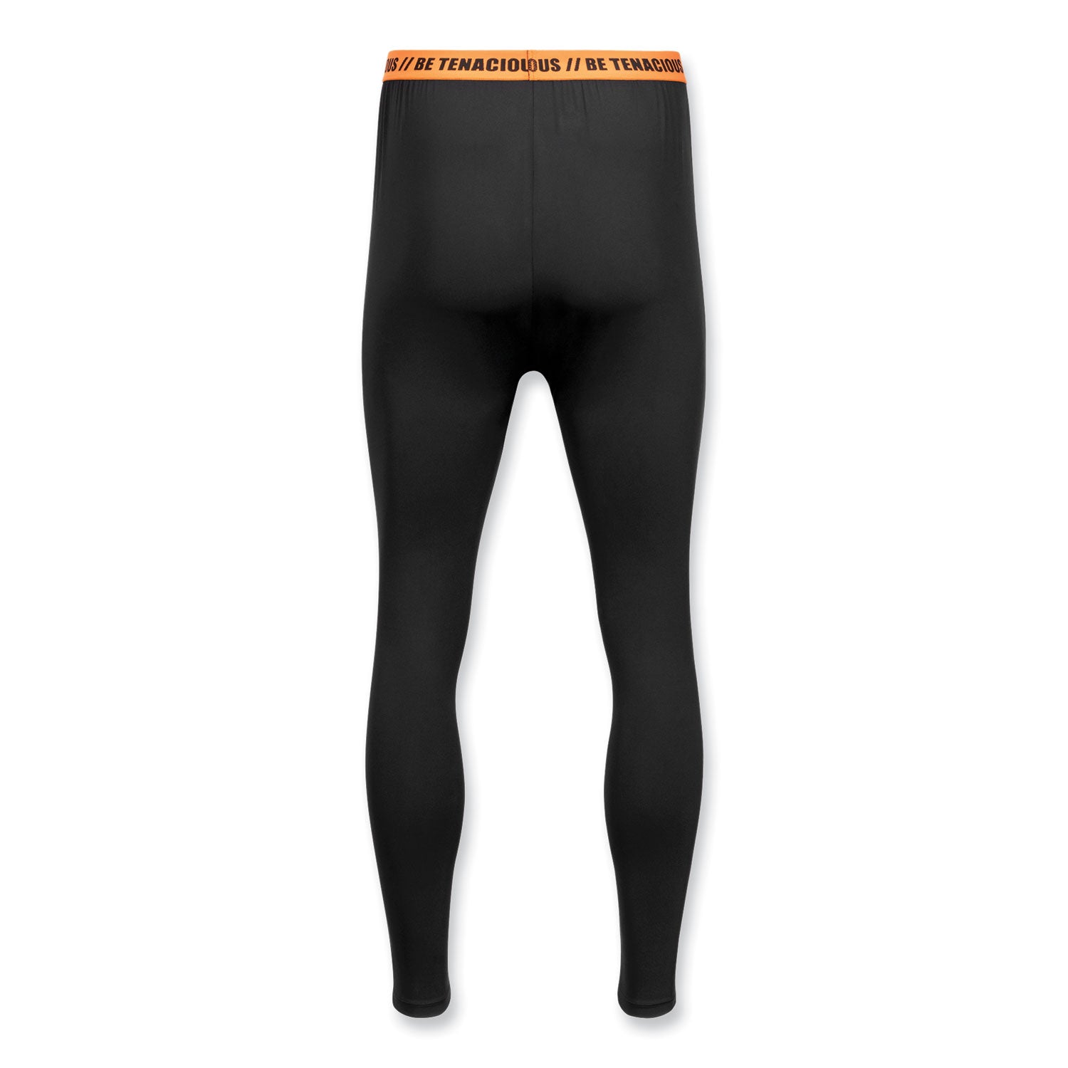Ergodyne 6481 Lightweight Base-Layer Pants, Medium, Black, Polyester/Spandex/Elastic, 1 Each