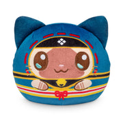 TeeTurtle Reversible Capcom Palico Plushie 4-Inch Two-Sided Flip Plush Toy with Embroidered Details - Cute Mini Collectible Plush for Kids, Teens, and Adults
