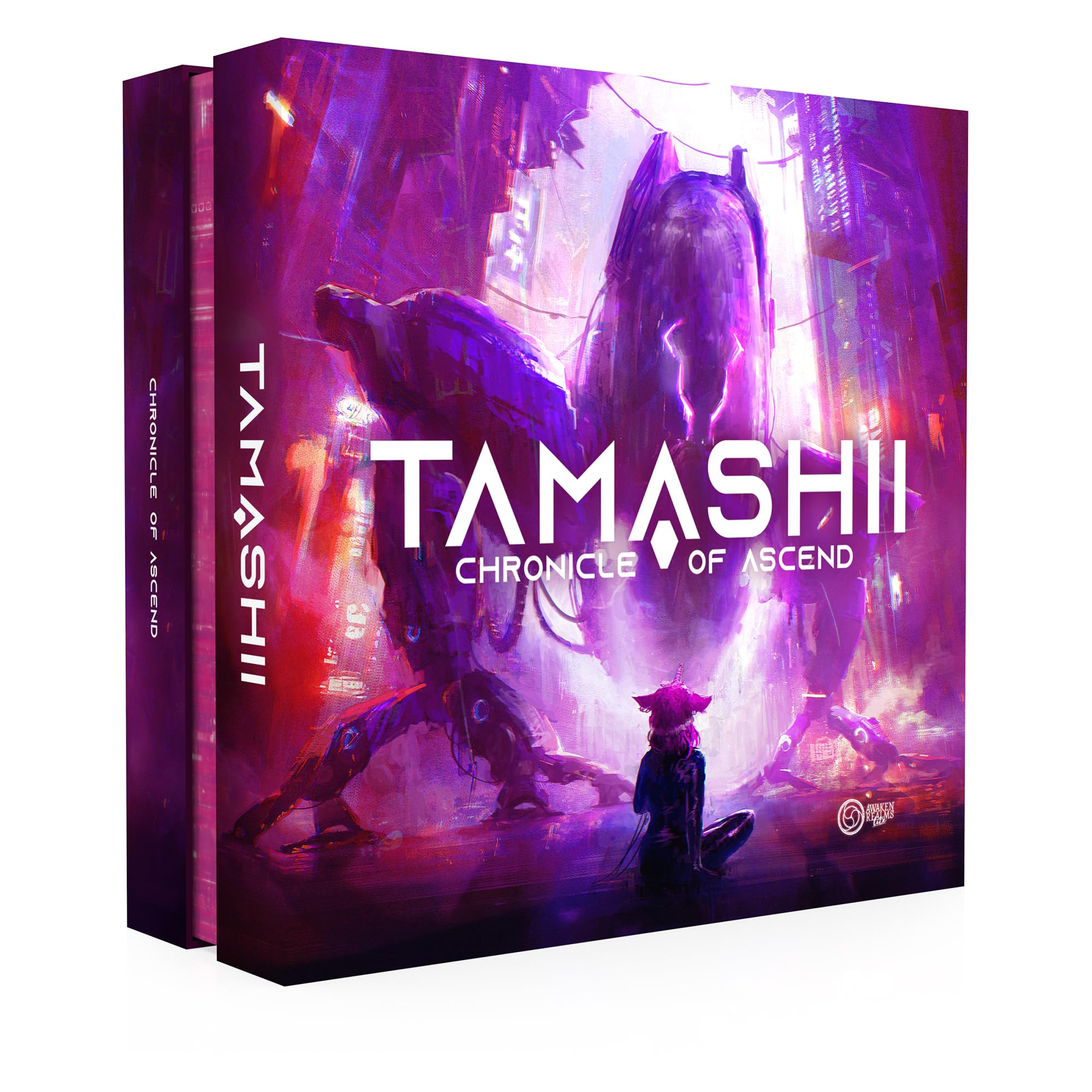 Tamashii: Chronicle of Ascend - Embark on an Epic Journey in a Mythical Adventure! Sci-Fi Strategy Game, Ages 14+, 1-4 Players, 45-90 Min Playtime, Made by Awaken Realms