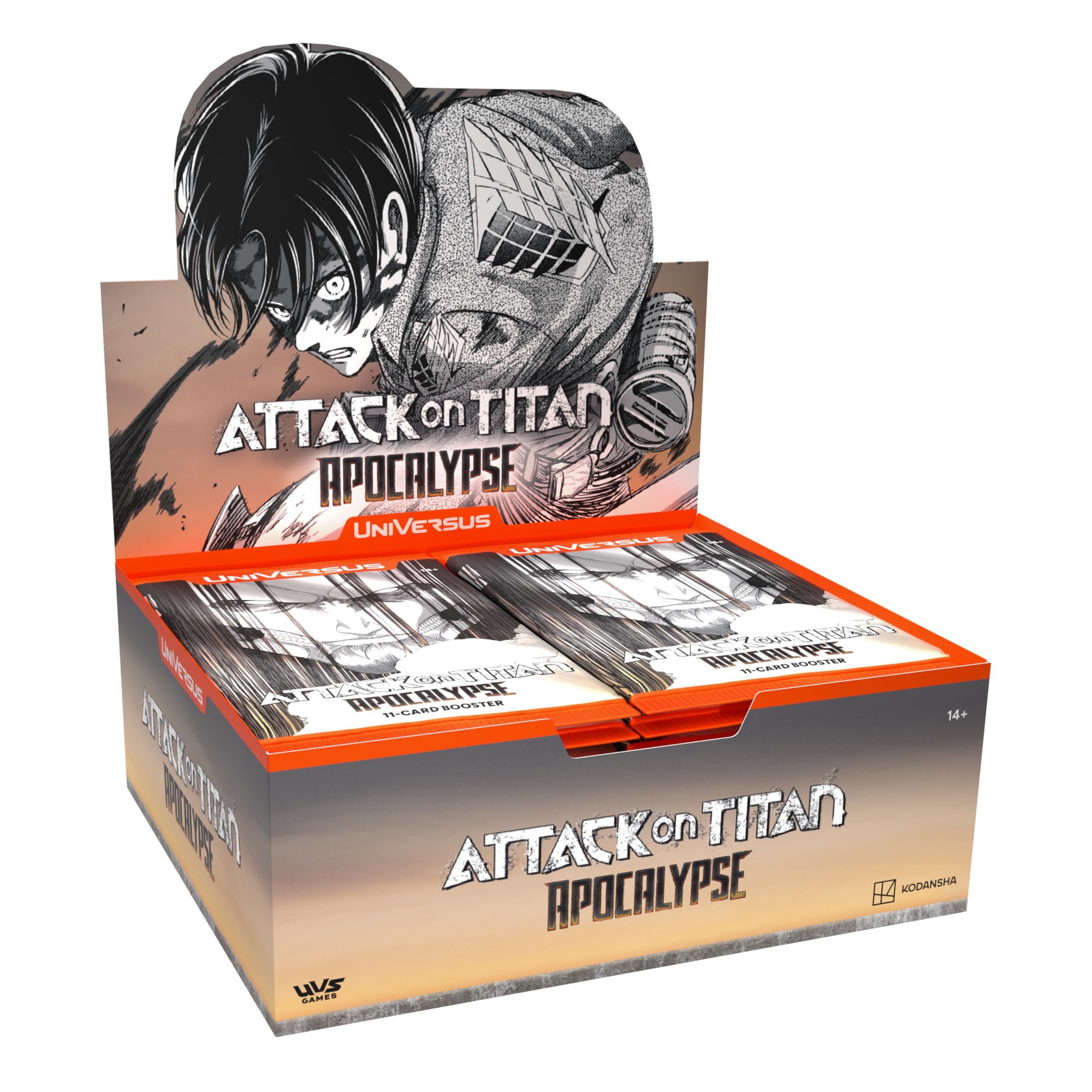 UniVersus Attack on Titan: Apocalypse Booster Display