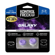 KontrolFreek FPS Freek Galaxy Purple for PlayStation 4 (PS4) and PlayStation 5 (PS5) | Performance Thumbsticks | 1 High-Rise, 1 Mid-Rise | Purple