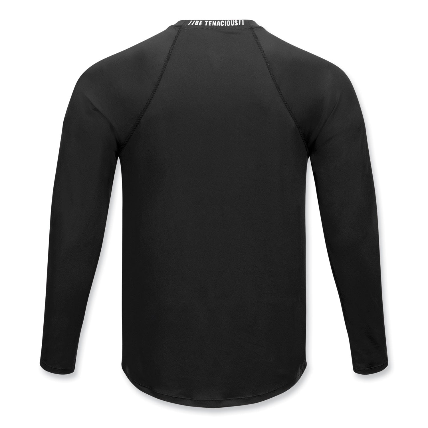 Ergodyne 6436 Long-Sleeve Base-Layer Shirt, Medium, Black, Polyester/Spandex, 1 Each