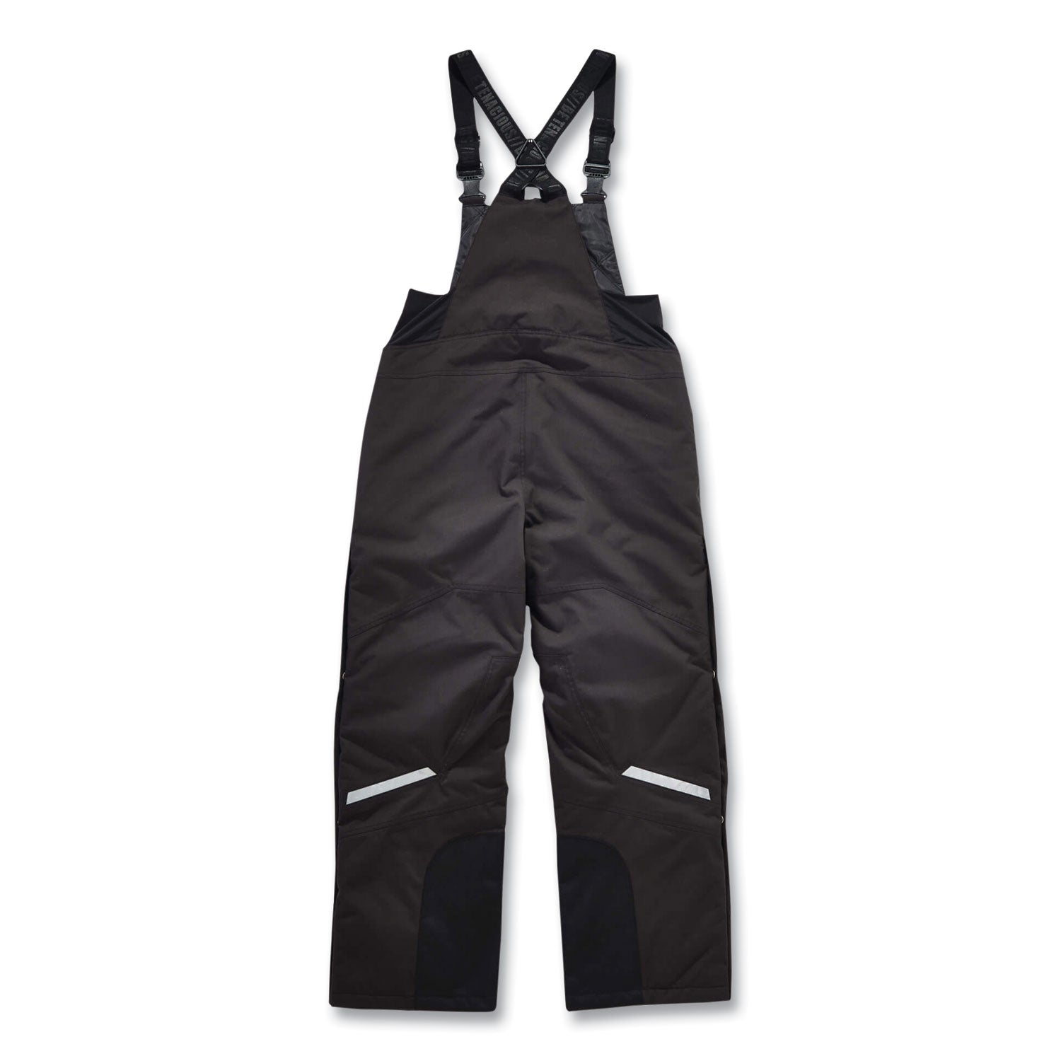 Ergodyne 6471 Thermal Bib Overalls, Small, Black, 1600D & 500D Nylon, 1 Each