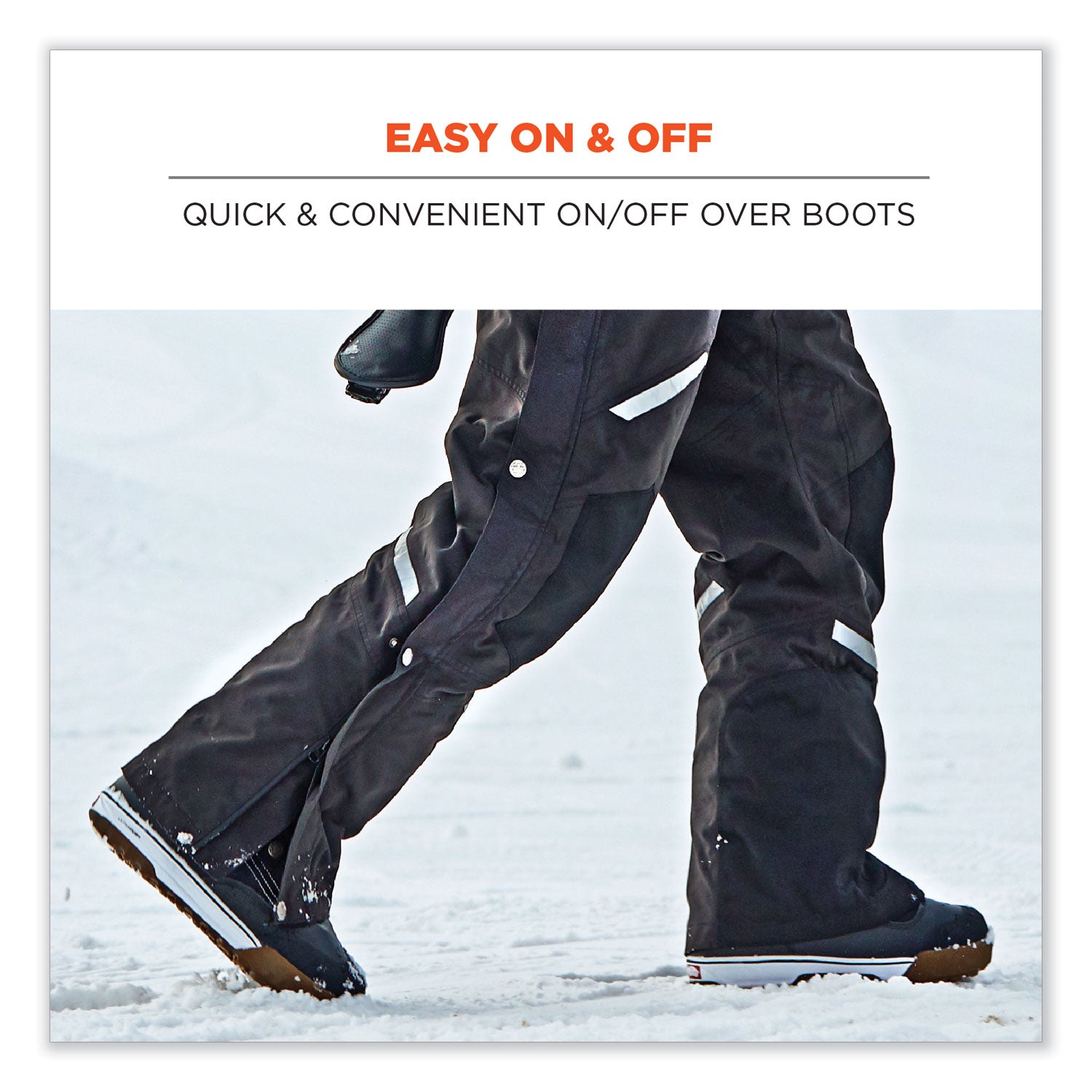 Ergodyne 6471 Thermal Bib Overalls, Large, Black, 1600D/500D Nylon, 1 Each, Includes PE Foam Knee/Shin Pads