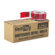 720 - 1 7/8" Flag/Note Width x 9/16" Flag/Note Length - Arrow - SIGN HERE - Red - Removable - 120/Roll - 6 / Box