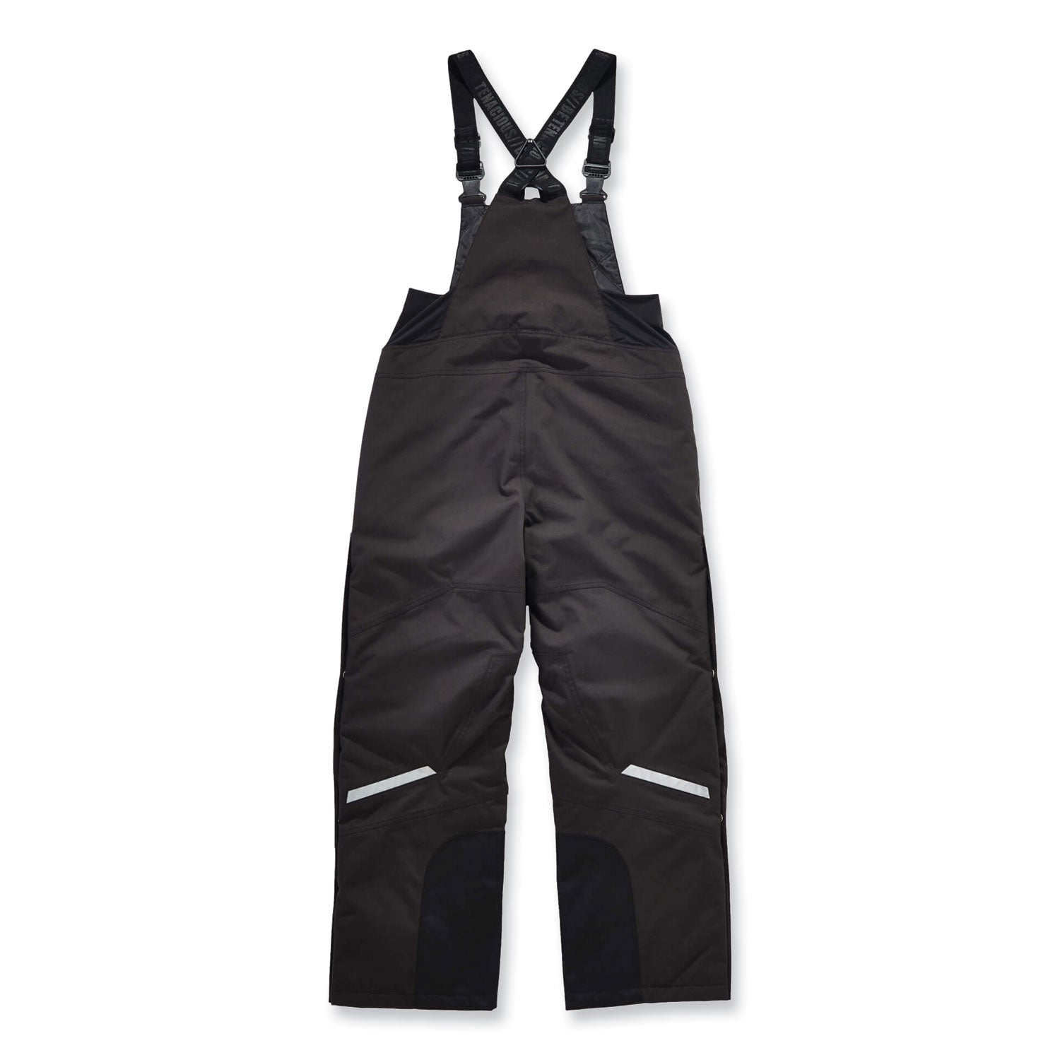 Ergodyne 6471 Thermal Bib Overalls, XXX-Large, Black, 1600D/500D Nylon, 1 Each