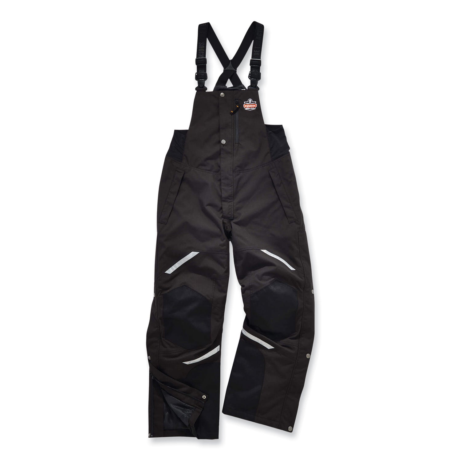 Bib Overall - 4XL - Black - 1600D Nylon, 500D Nylon, Nylon