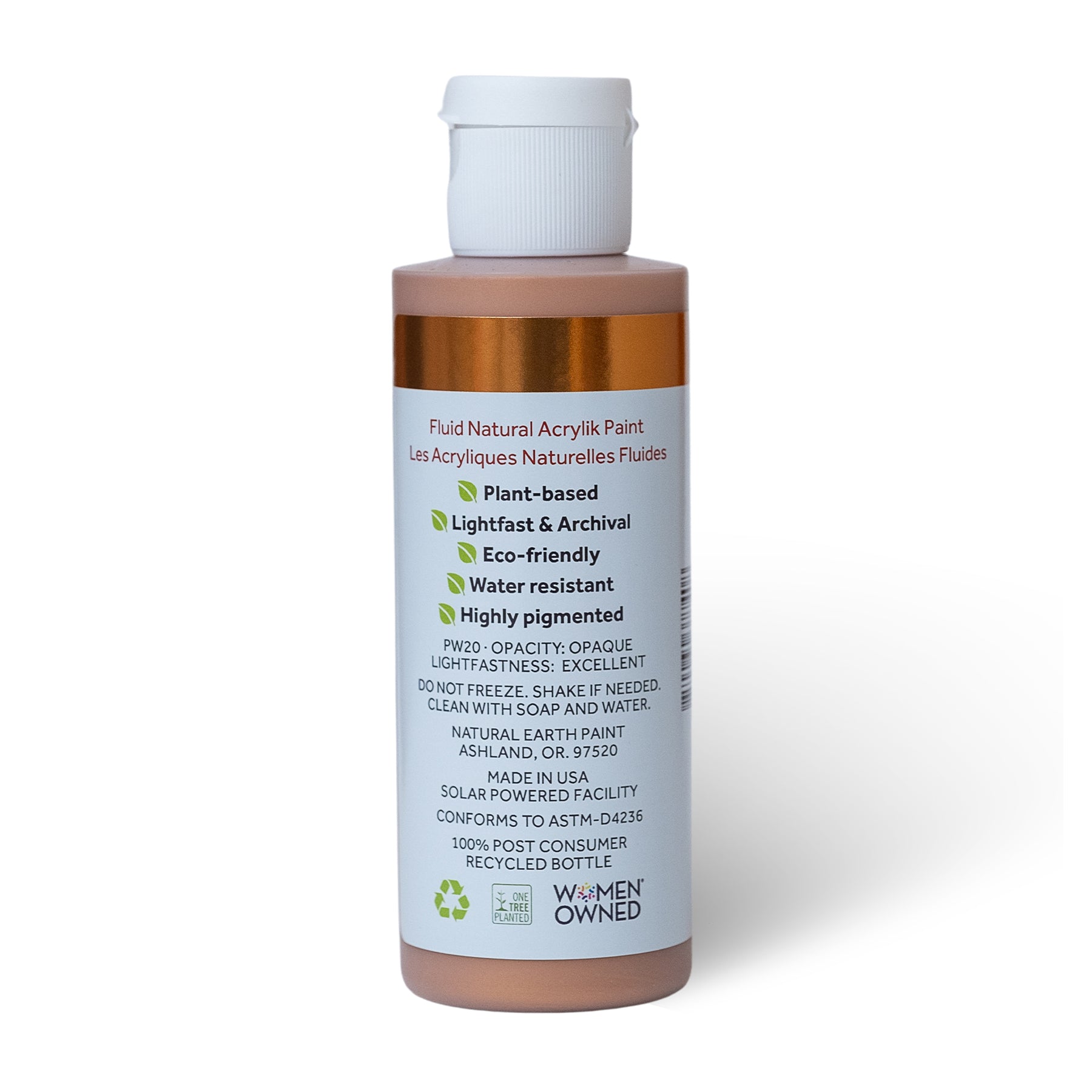 Natural Fluid Acrylik - 4 oz - Copper Mica