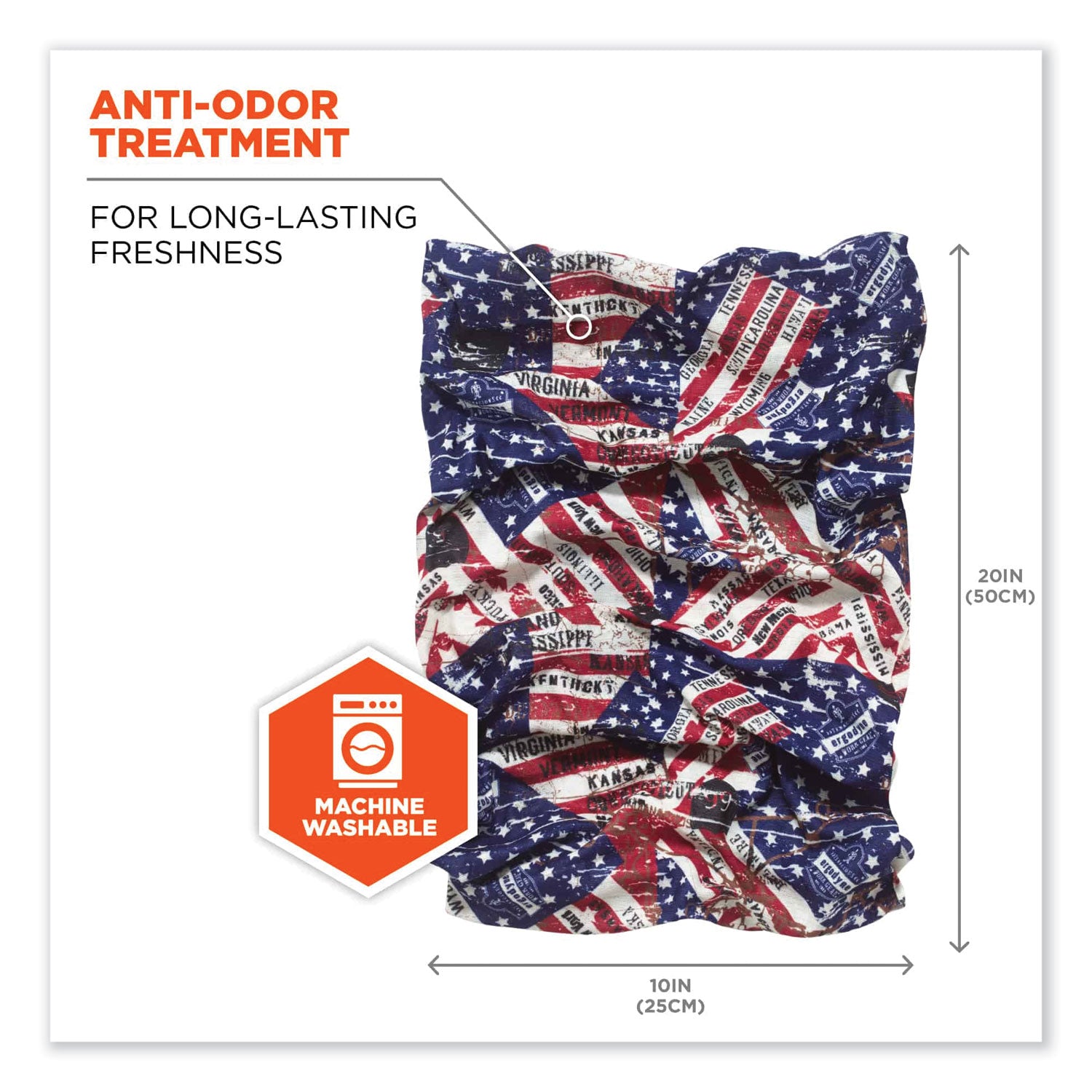 Ergodyne 6485 Stars and Stripes Multi-Band