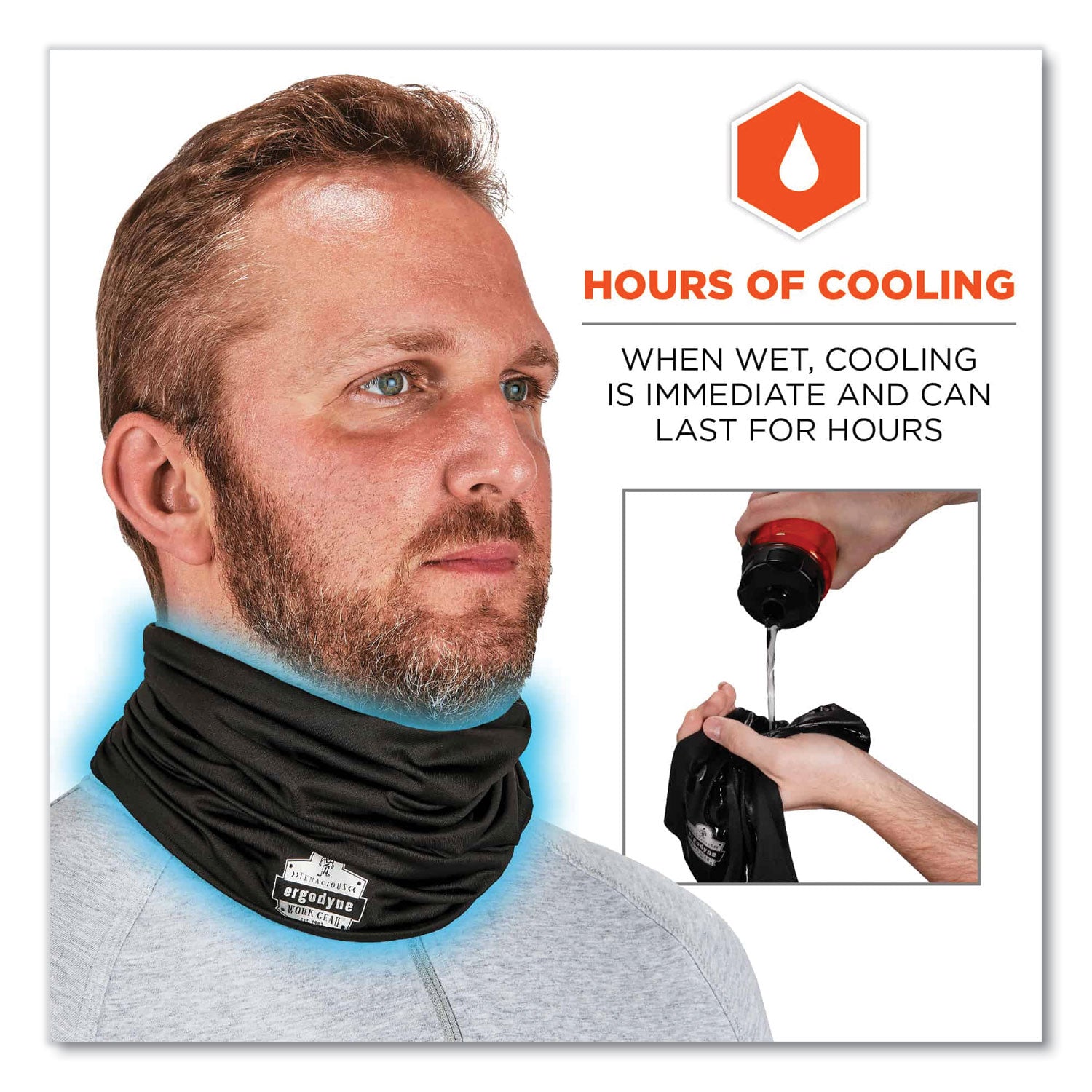Ergodyne 6487 Cooling Multi-Band - Black