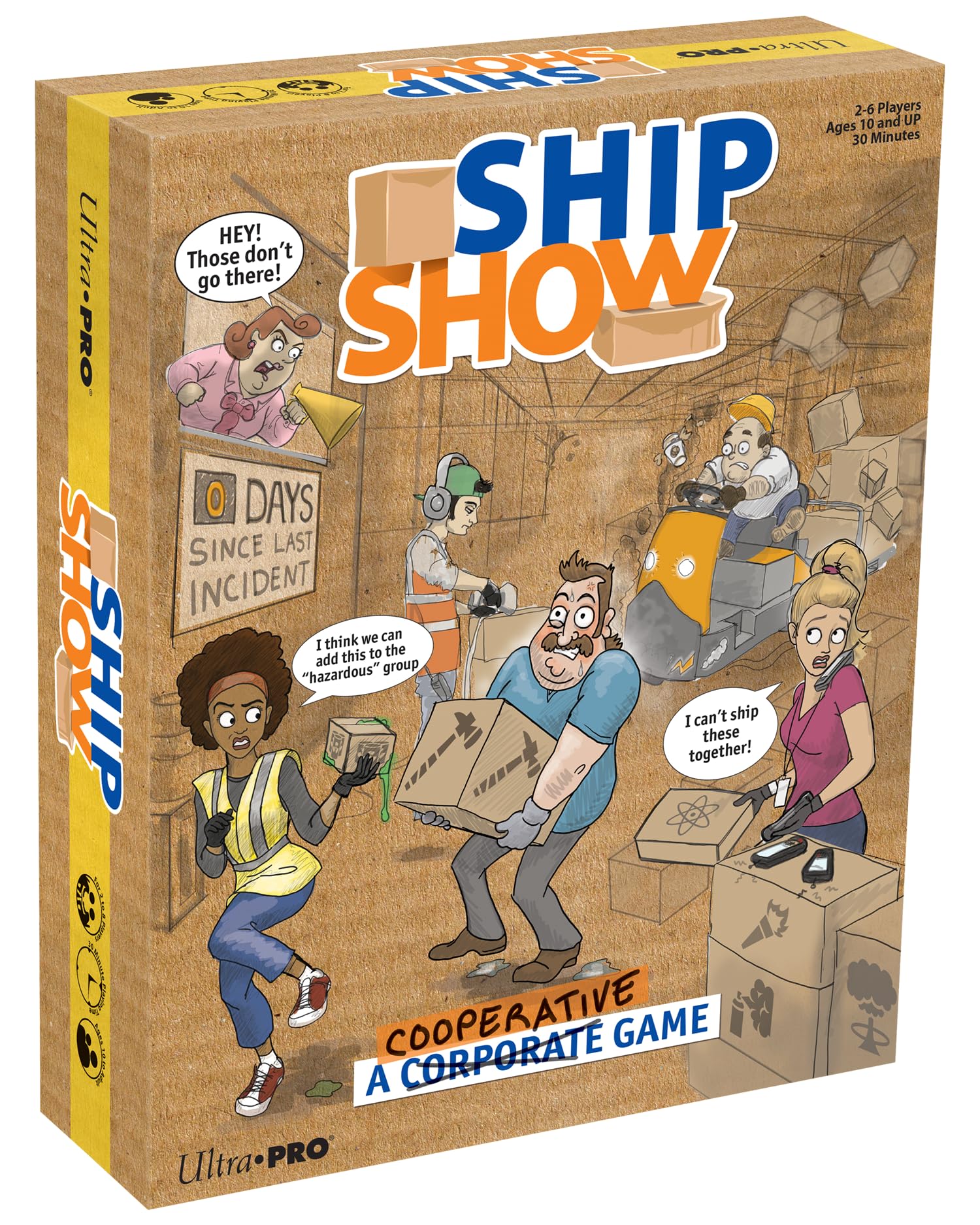 Ultra Pro - Ship Show!, The Cooperative Board Game, Group it, Guess it, Ship it! Fun Group Guessing Multiplayer Teamwork Game