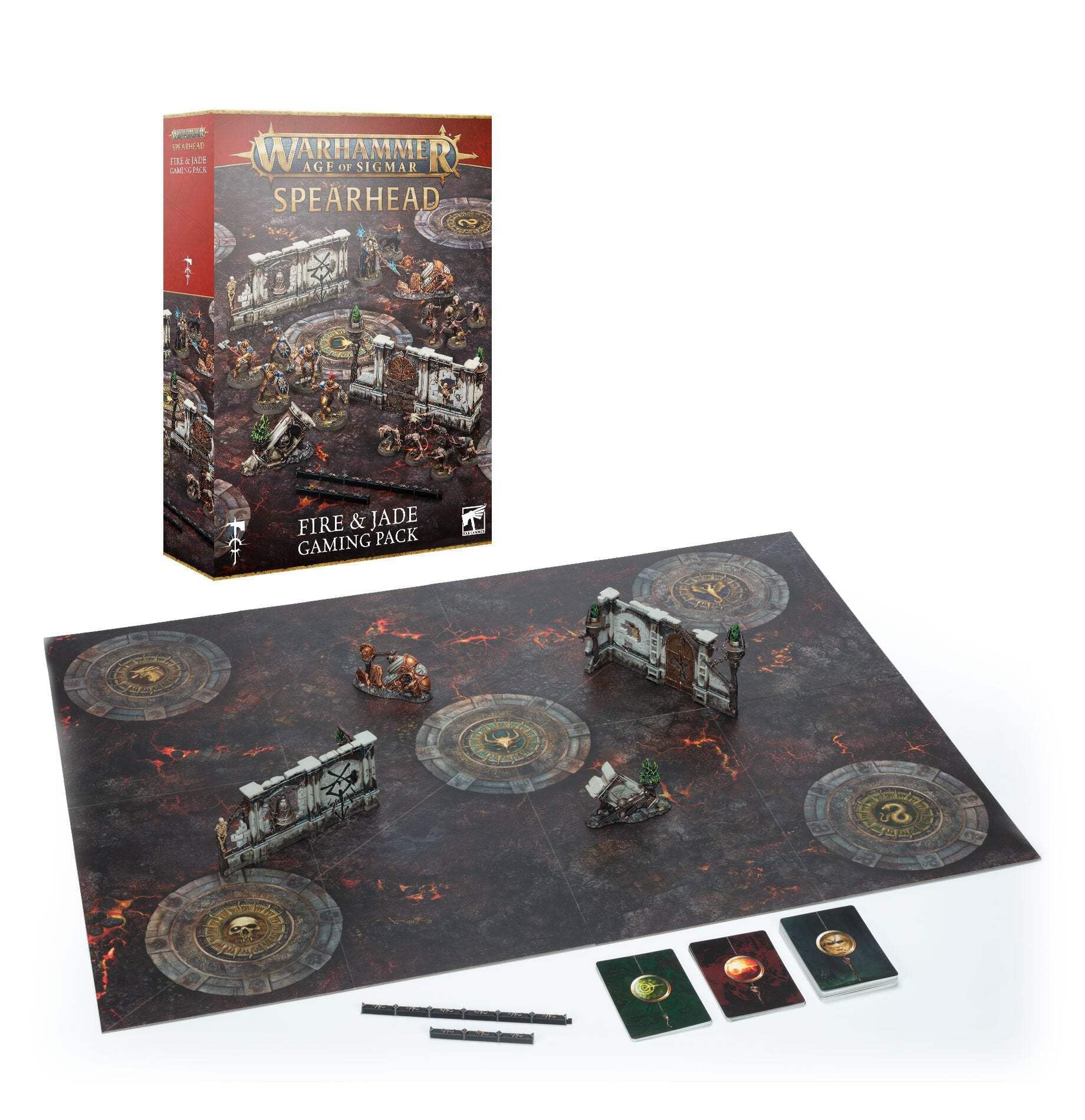 80-56 Warhammer: Age of Sigmar: Fire & Jade Gaming Pack