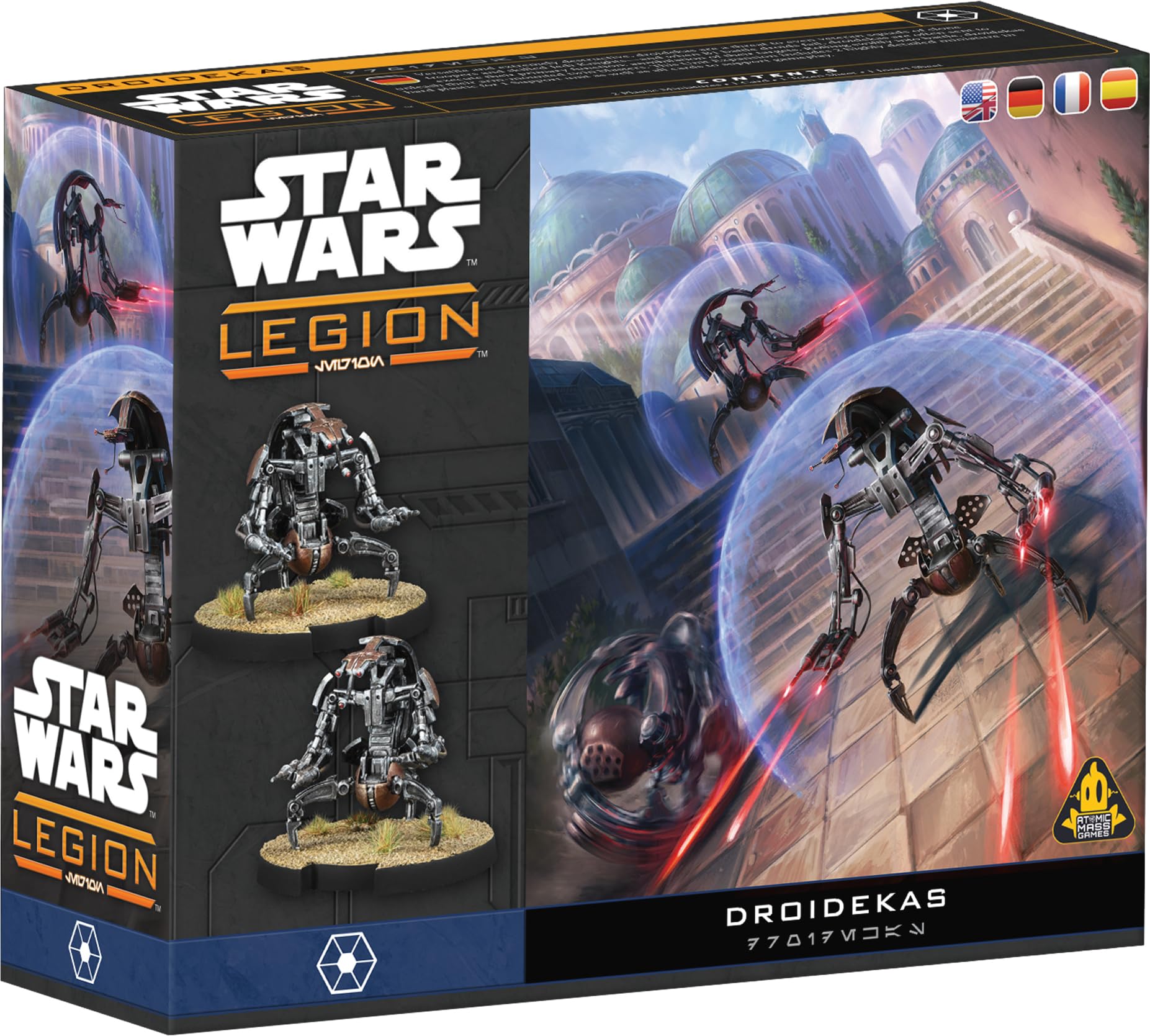 Asmodee Star Wars: Legion Droidekas Unit Expansion - Tabletop Miniatures Game, Strategy Game for Kids and Adults, Ages 14+, 2 Players, 90 Min Playtime