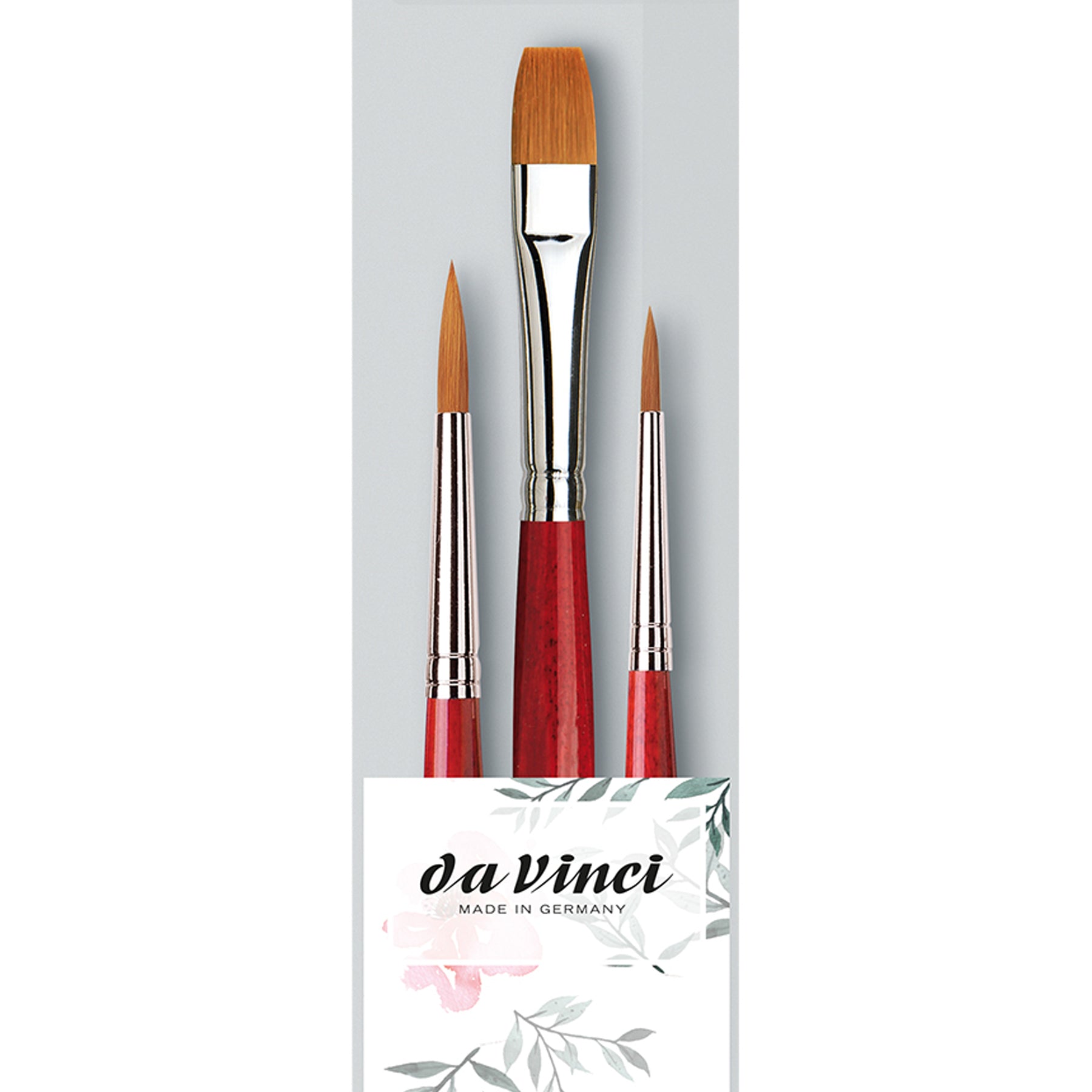 Artist Signature Collection by May & Berry Design Studio, Watercolor Brushes, Assorted, 3 Brush Set