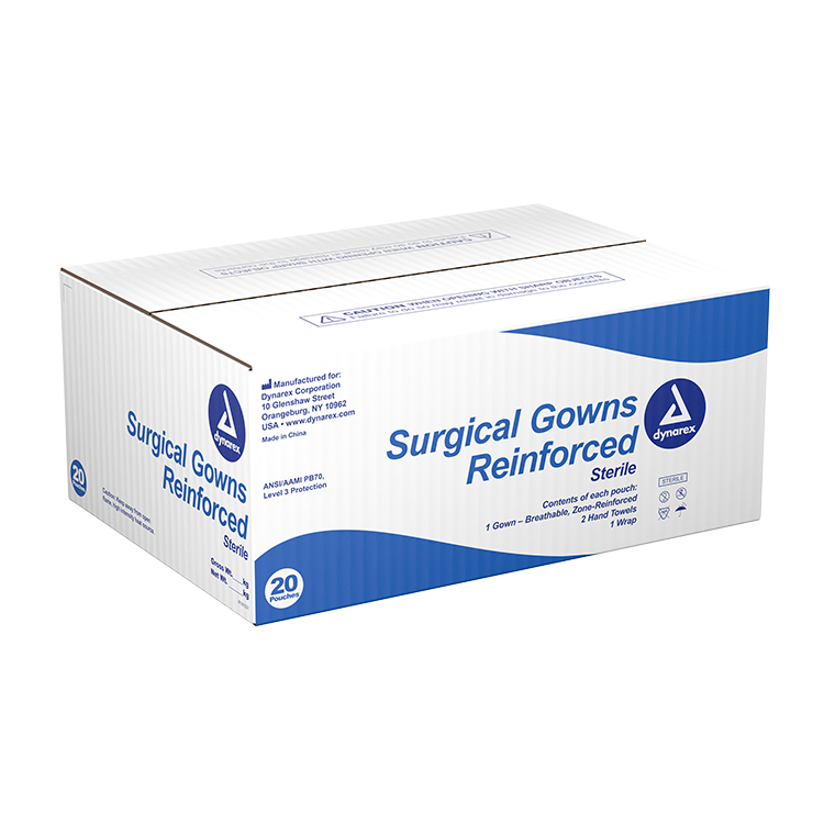 Surgical Gowns Reinforced, 2X-Large20 per Case