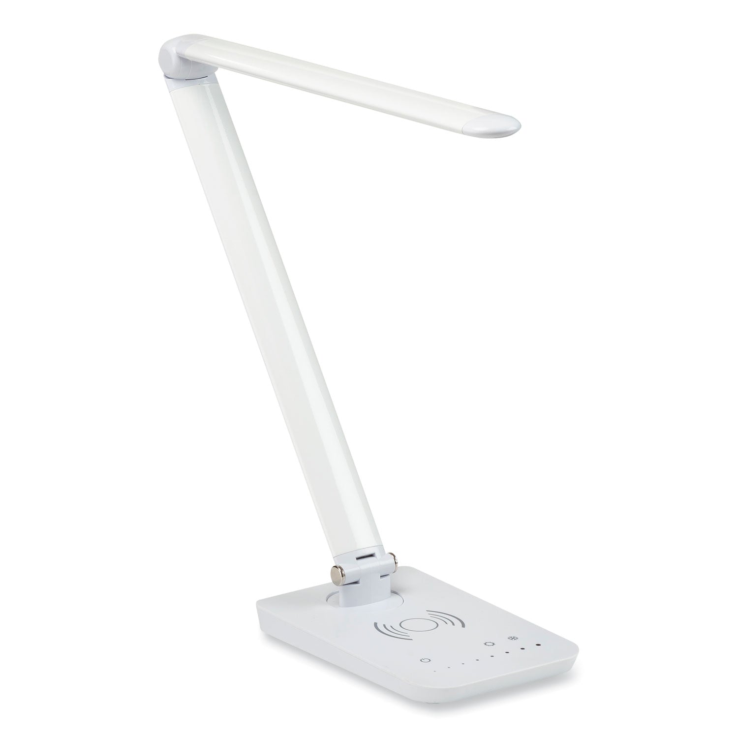 Vamp Led Dsk Lamp Wht W/Chargr