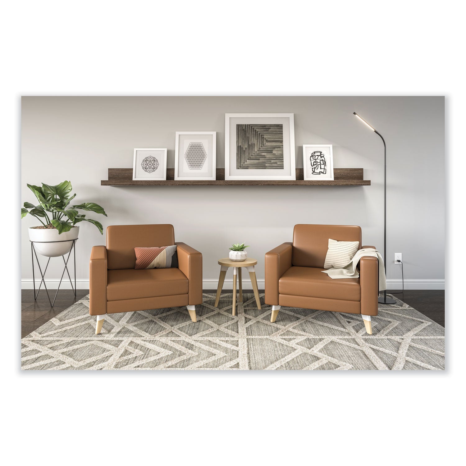 Gooseneck Floor Lamp Black
